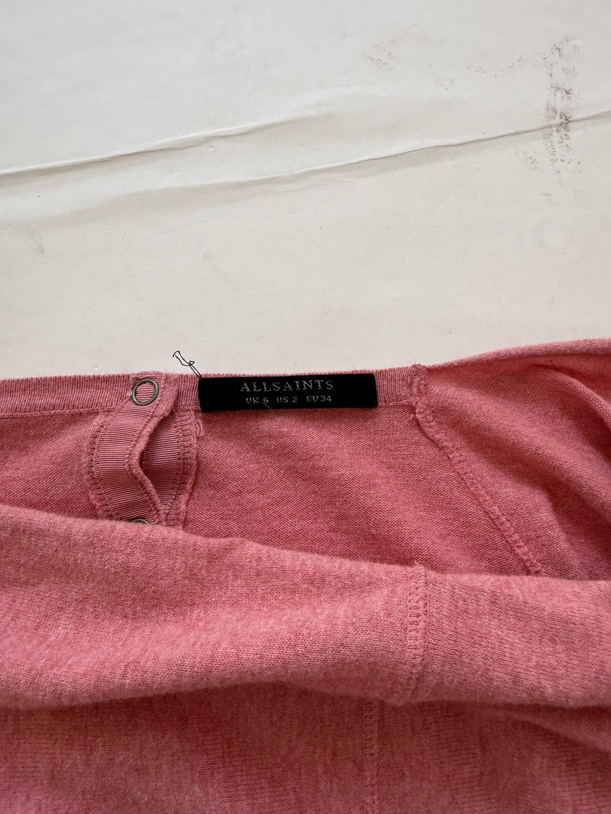 Allsaints Batwing Popper Jumper (UK6)