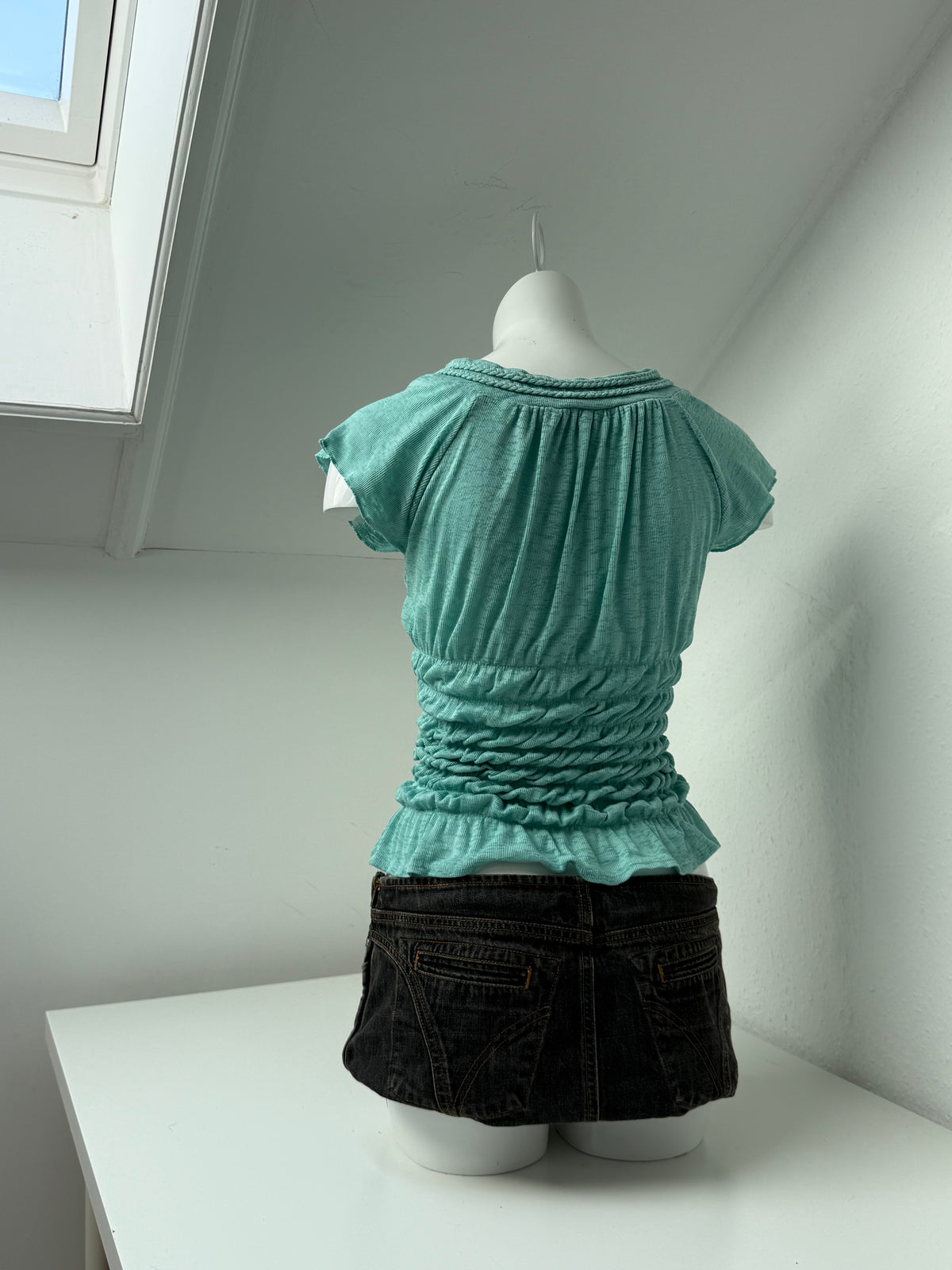 DKNY Ruched Top (XS)
