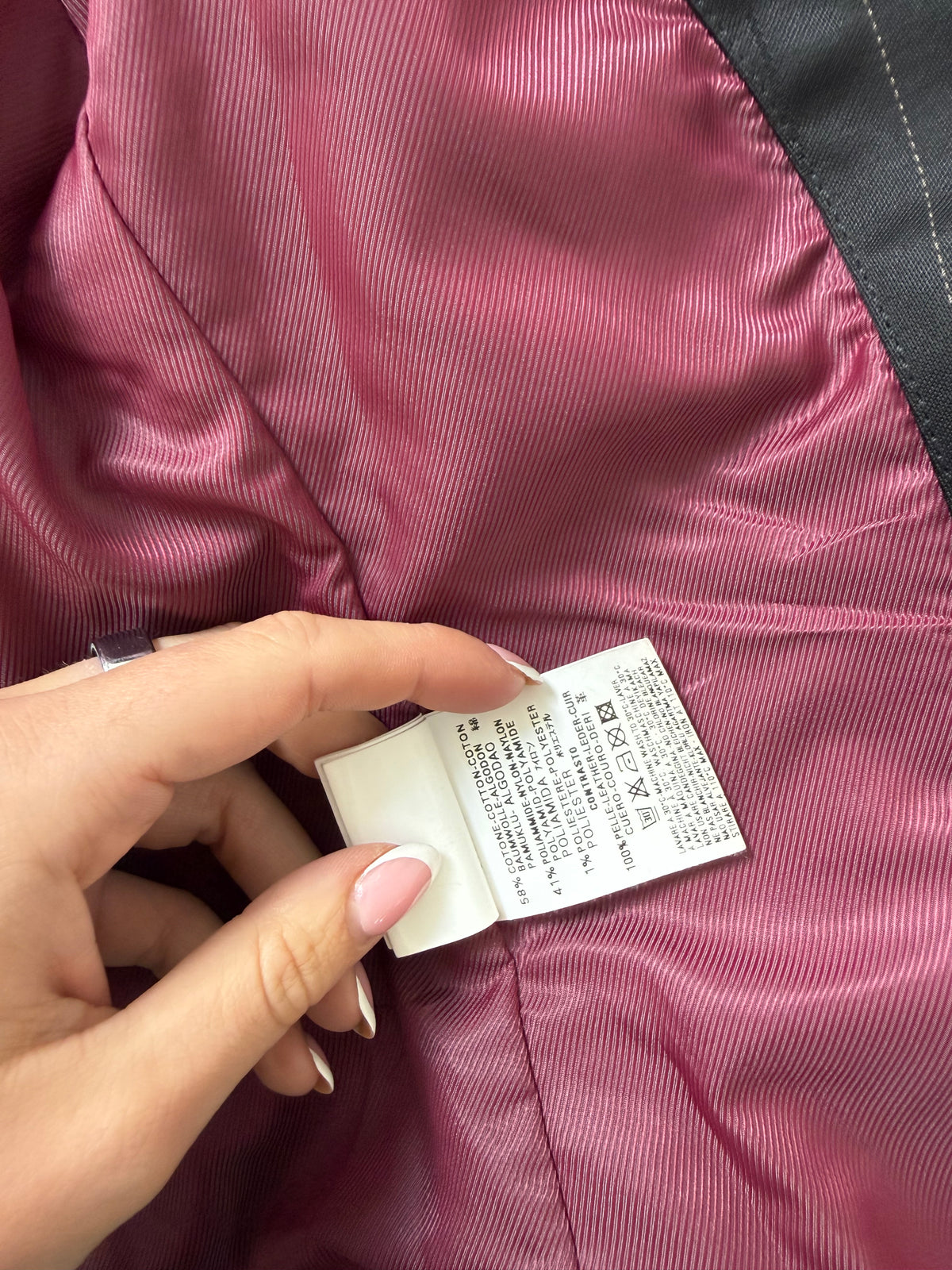Fitted Diesel Pinstripe Blazer (M)