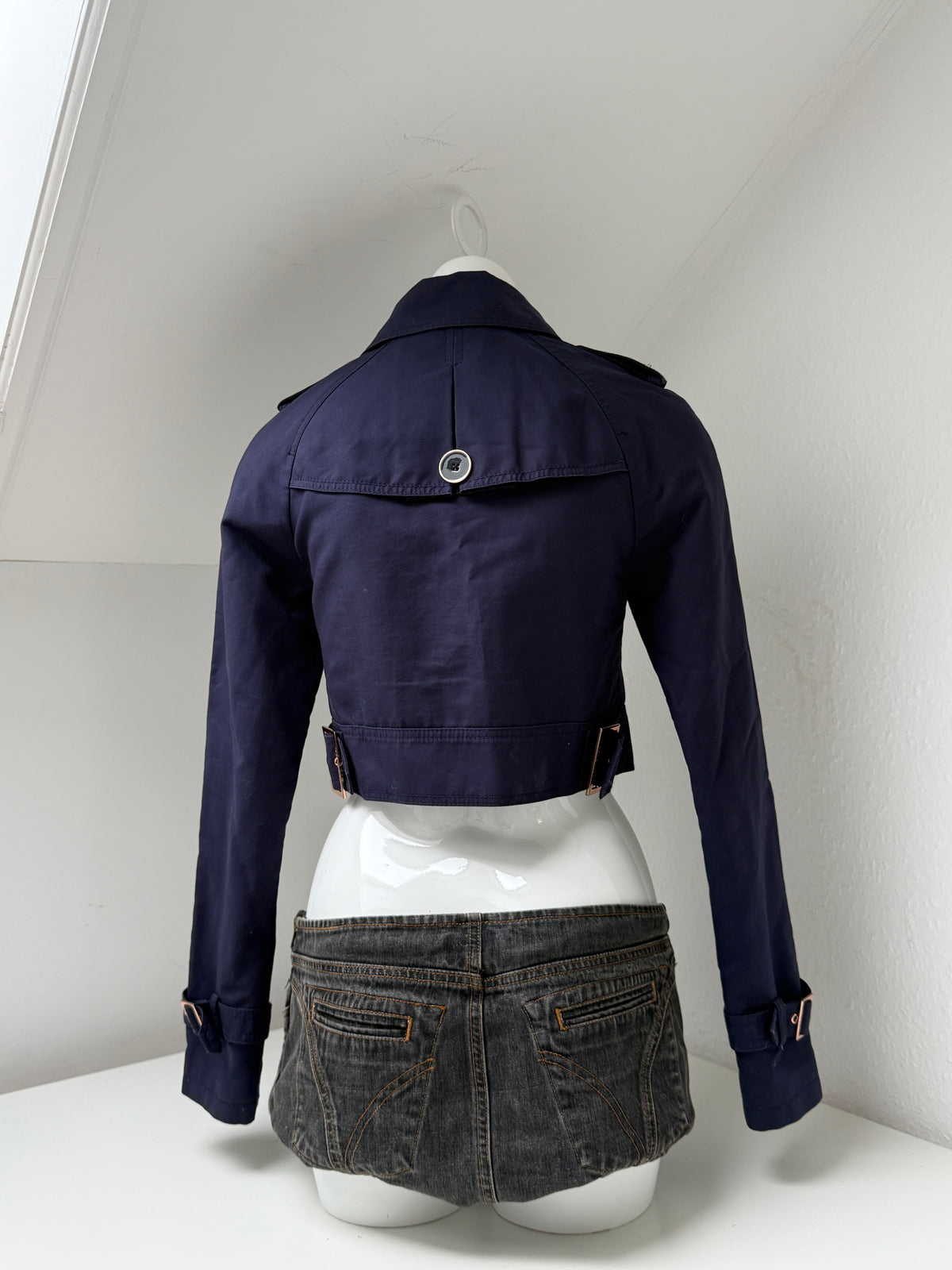 Ted Baker Cropped Trench Coat (XS)
