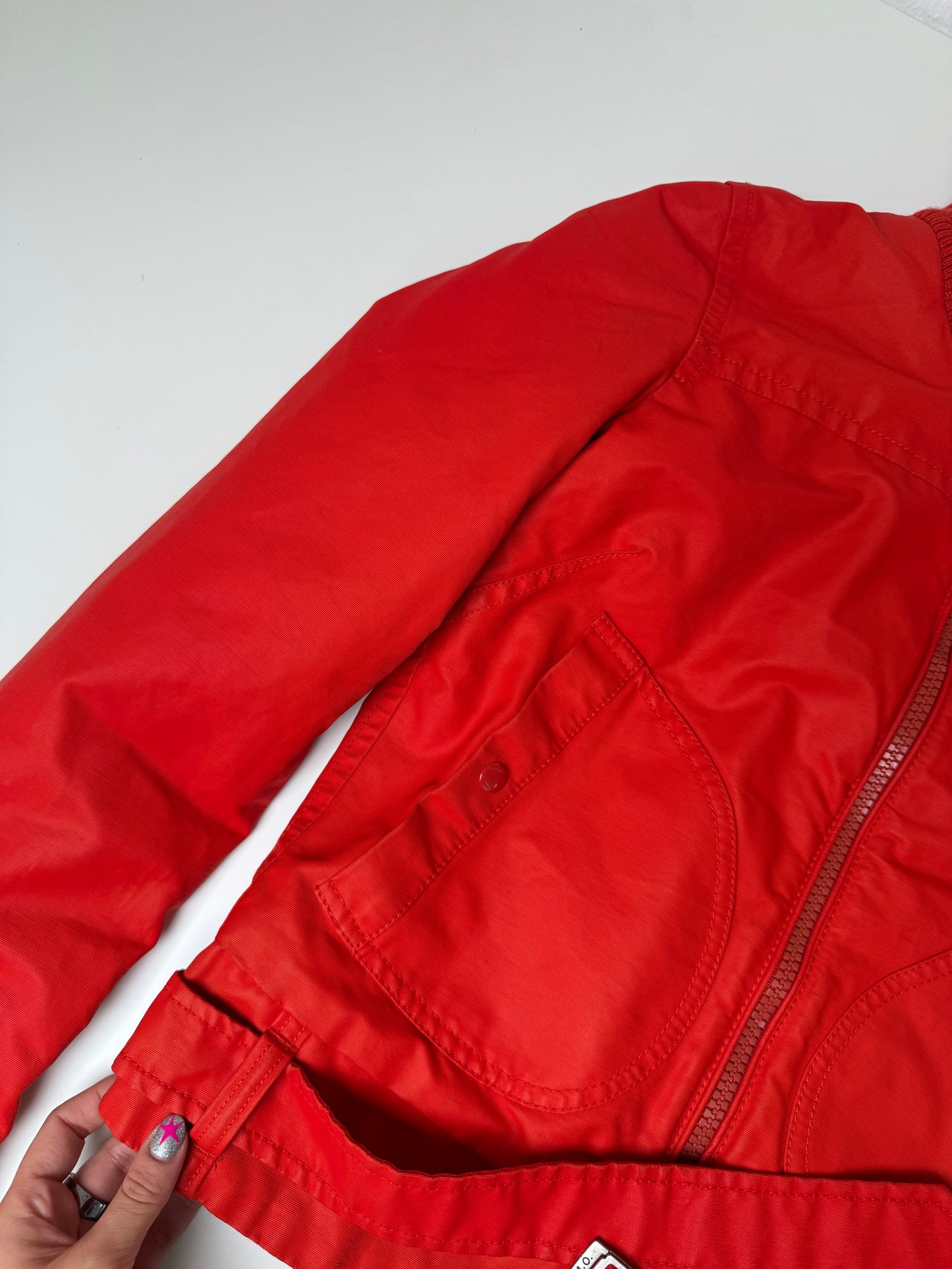Diesel Red Bomber Jacket (S)