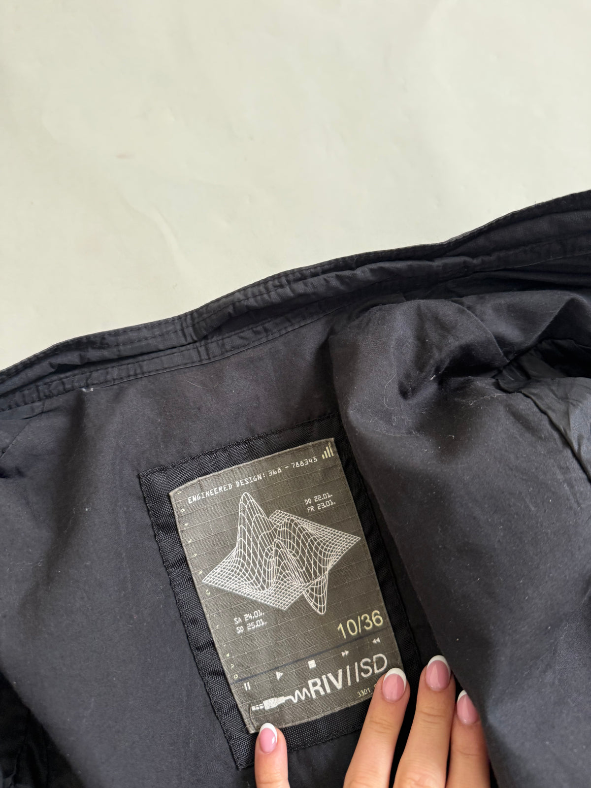 Asymmetric Corset Utility Jacket (UK10)