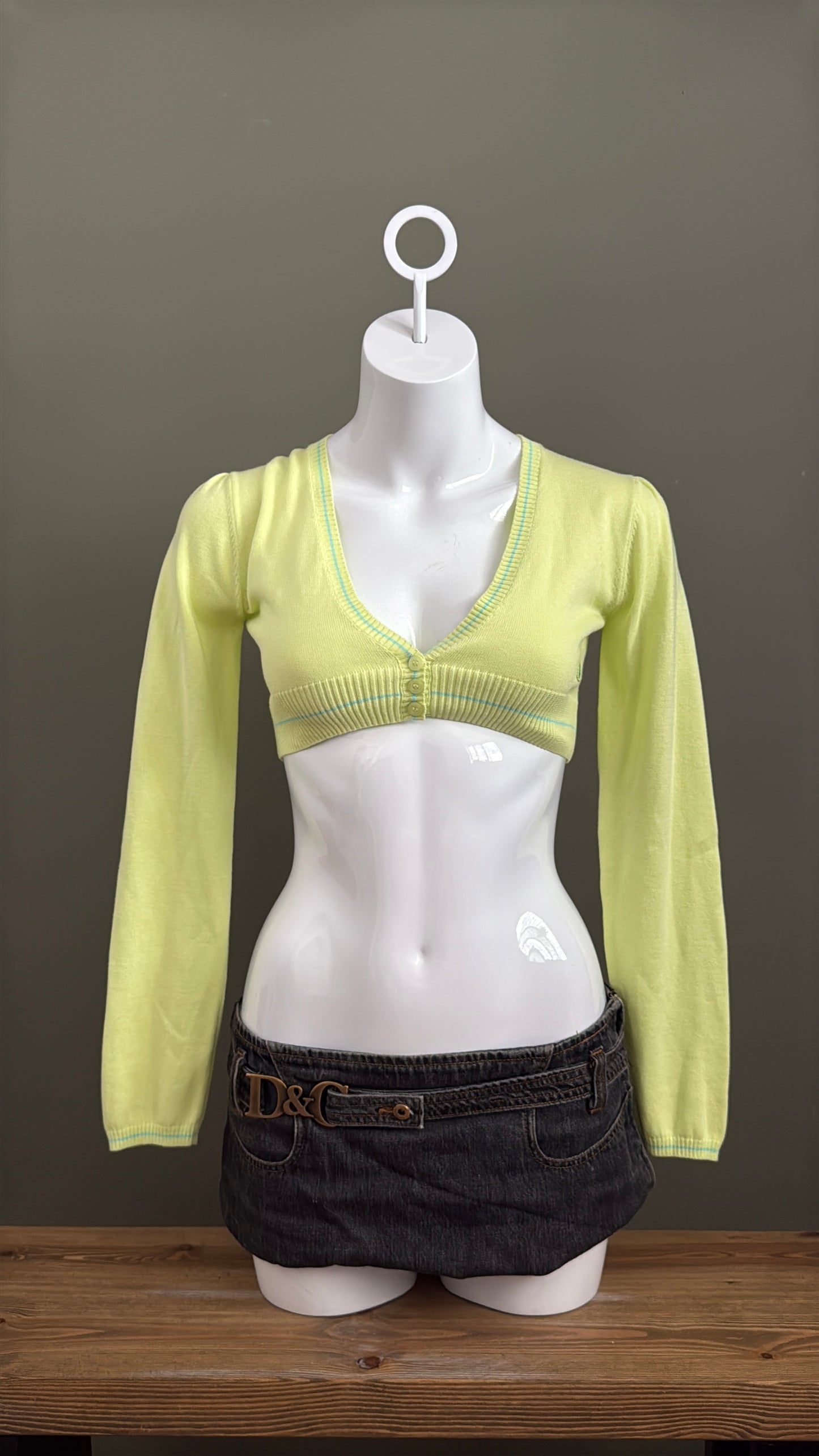United Colors Of Benetton Cropped Cardigan (S)