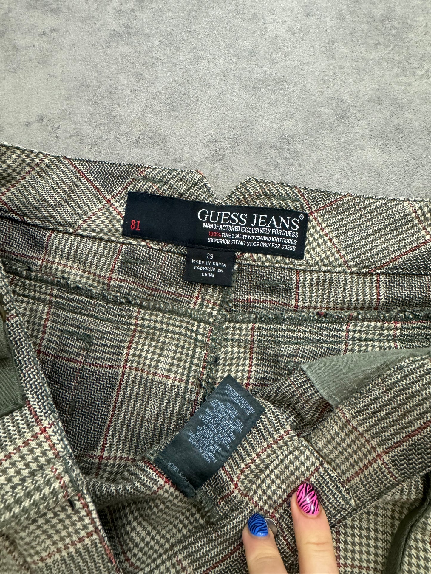 Guess Tartan Skirt