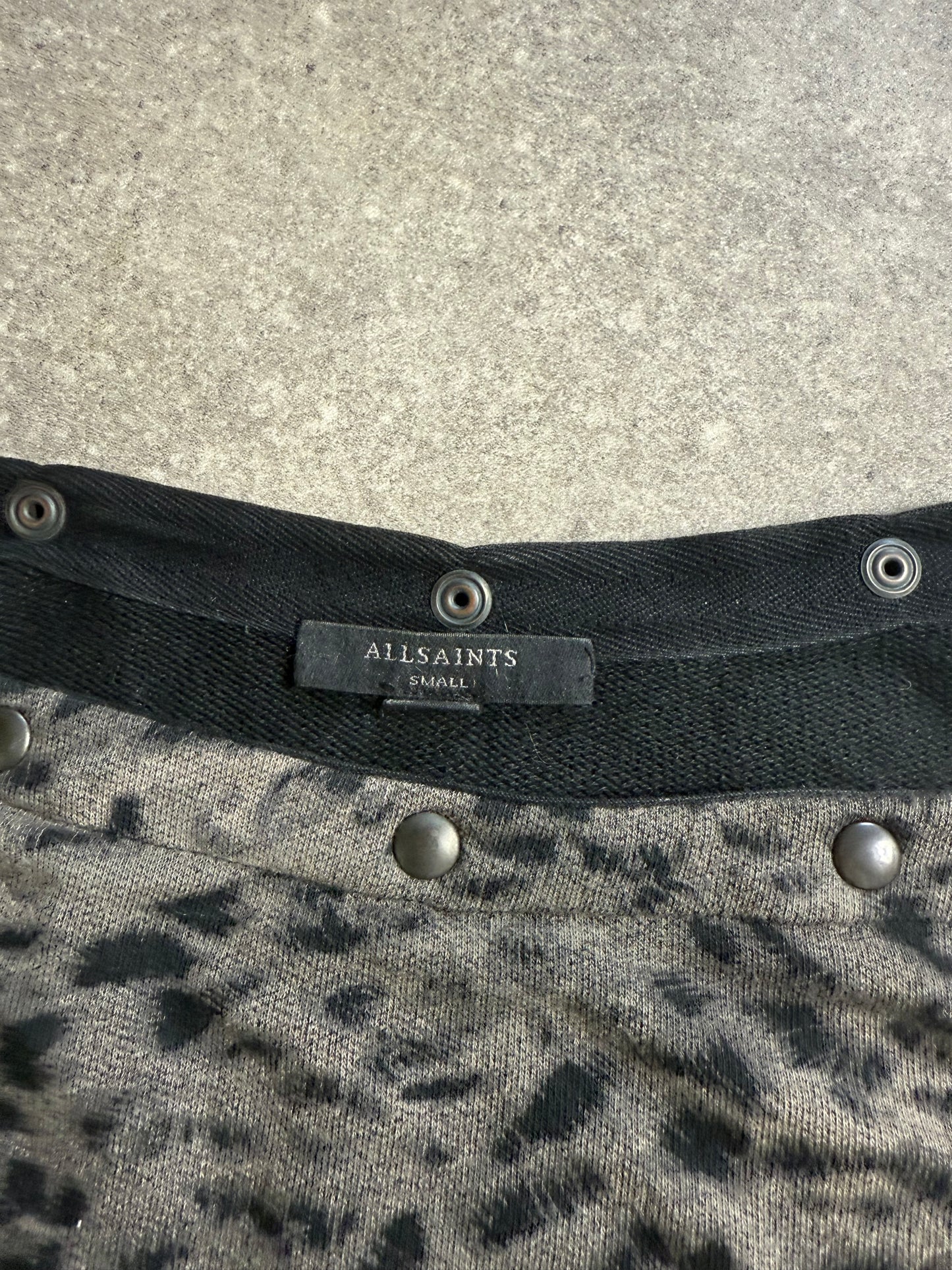 Allsaints Batwing Popper Jumper (S)