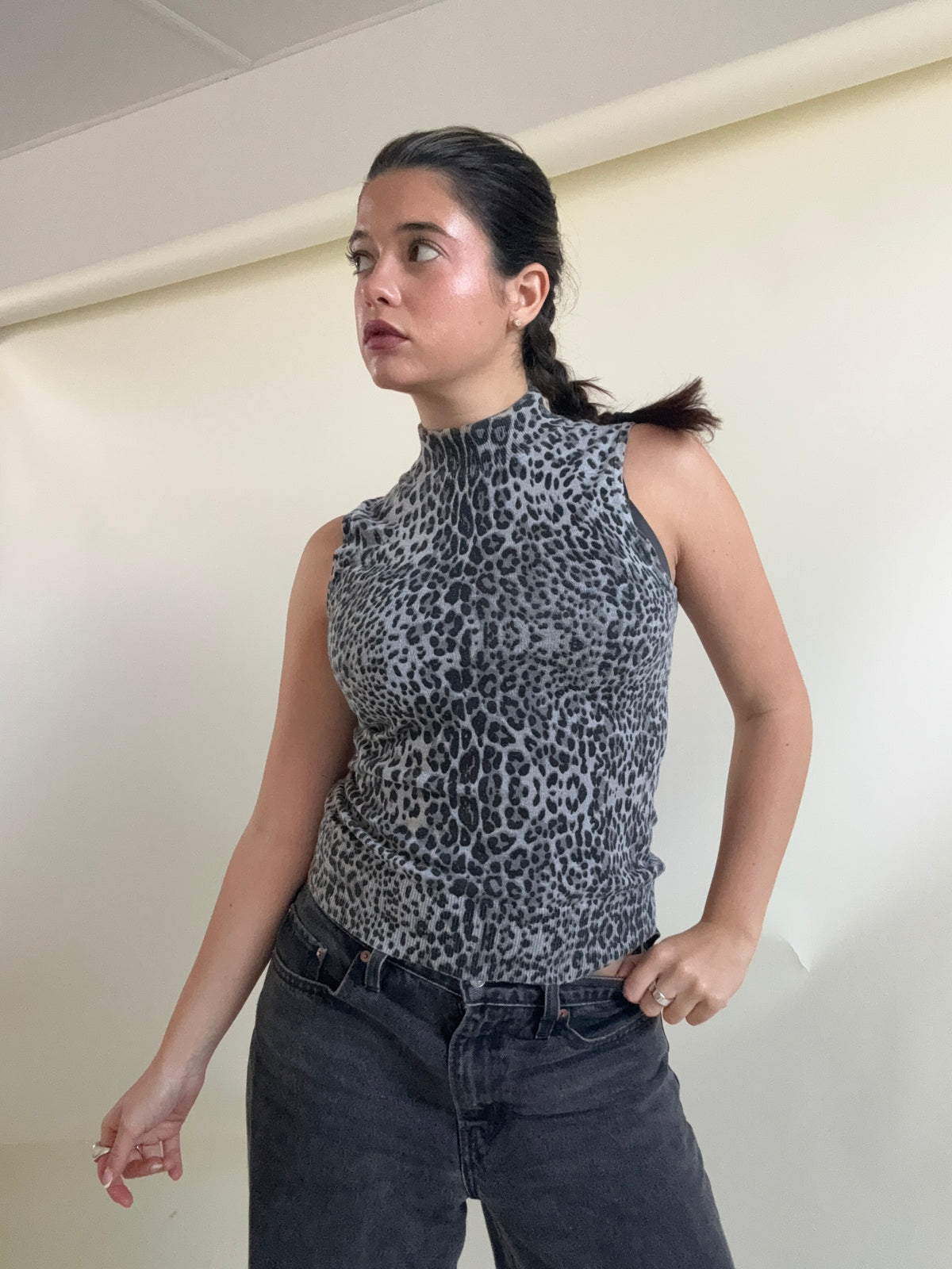 Karen Millen Leopard Top (XS)
