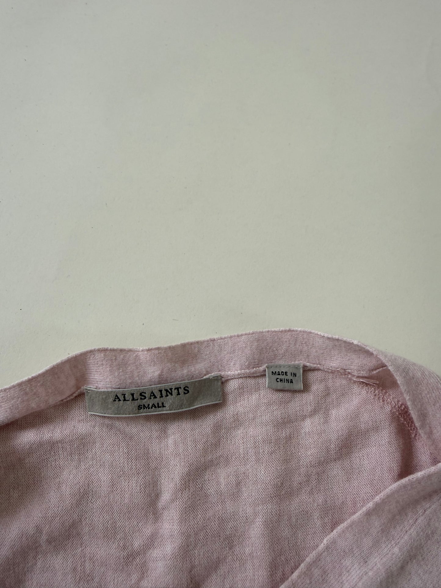 Allsaints Baby Pink Batwing Jumper (S)