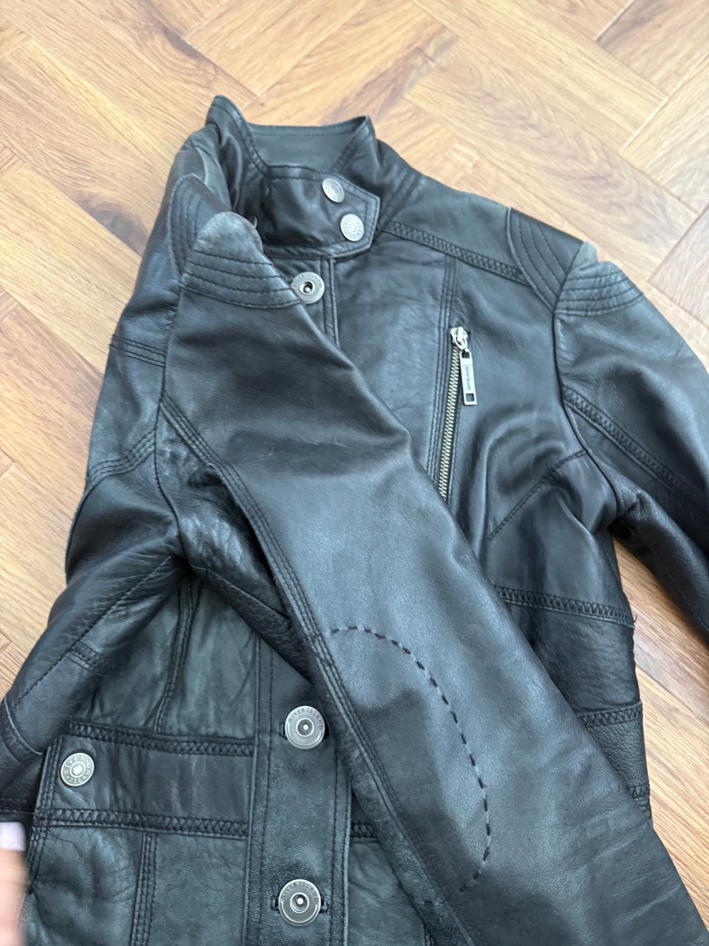 Leather Corset Jacket (UK12)