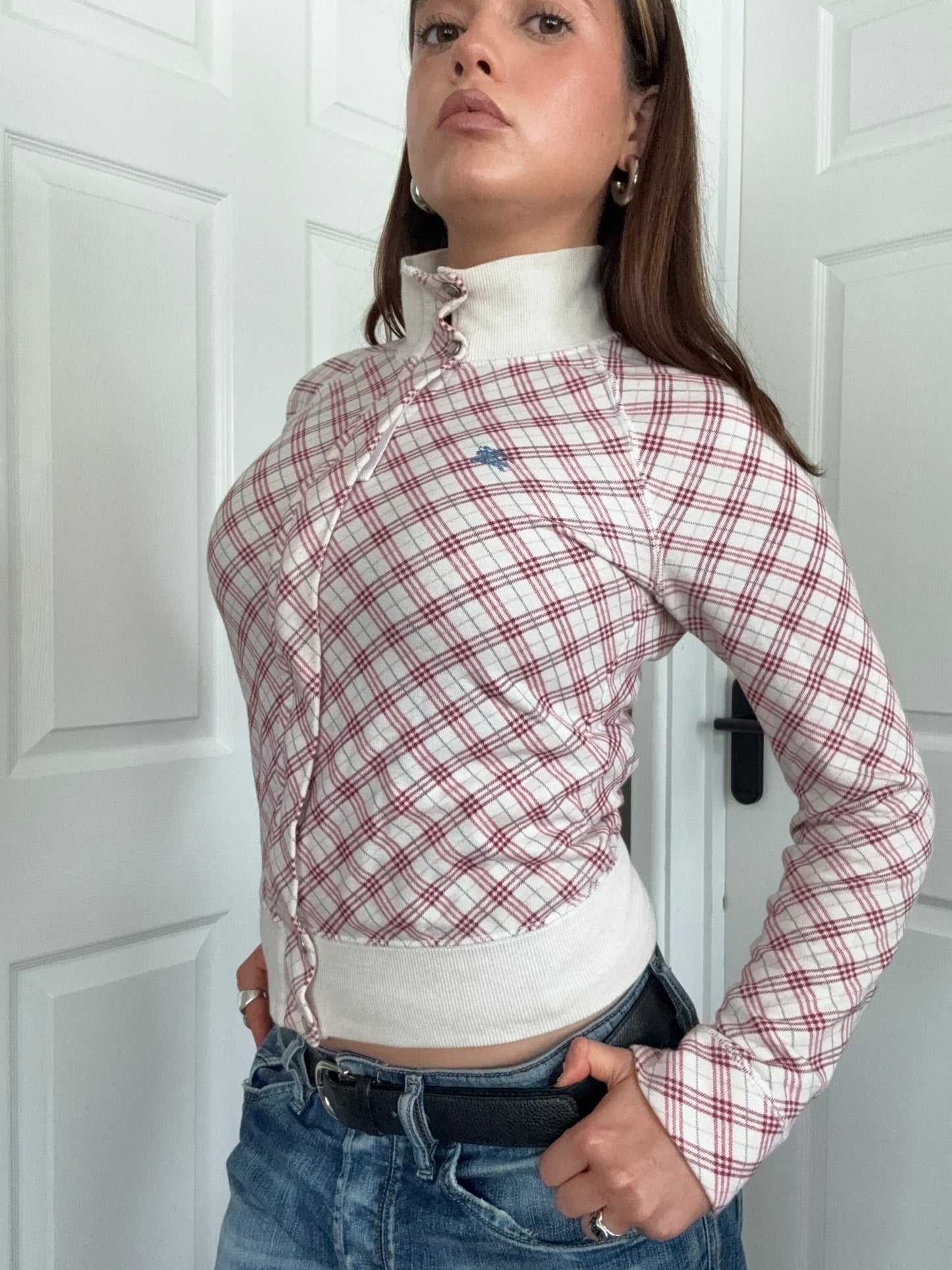 Burberry Zip Jumper (S)