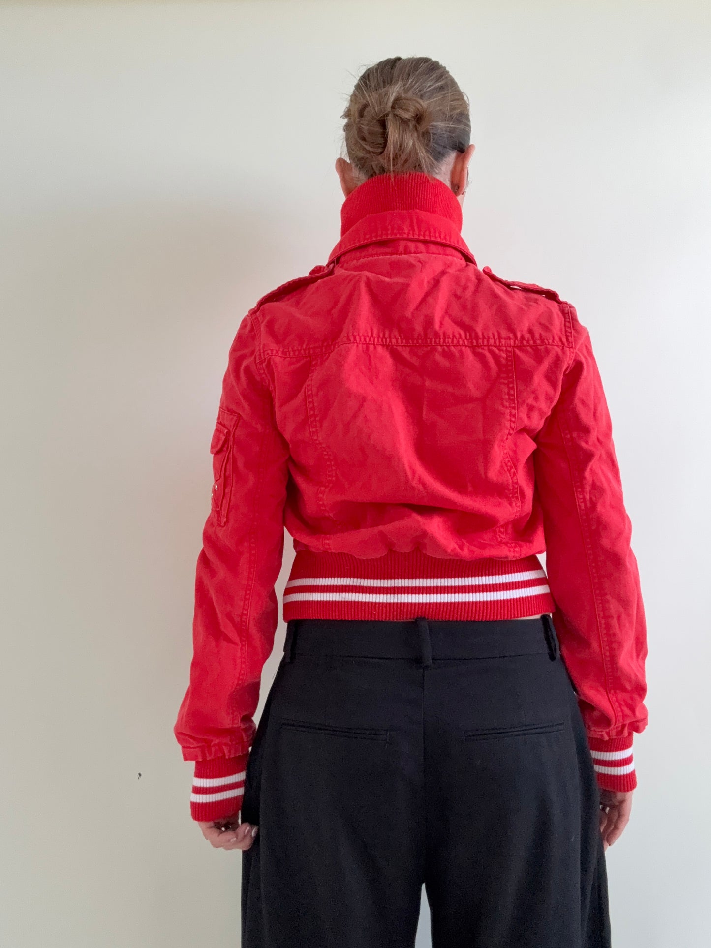 Red Cargo Jacket (S)