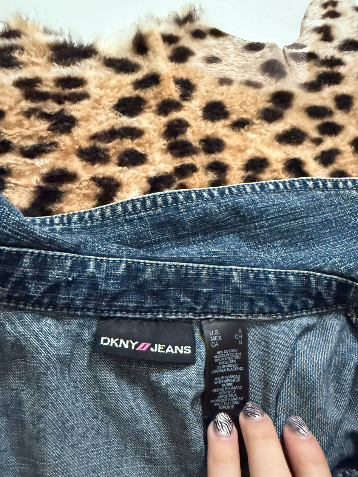 DKNY Denim Cargo Jacket (S)