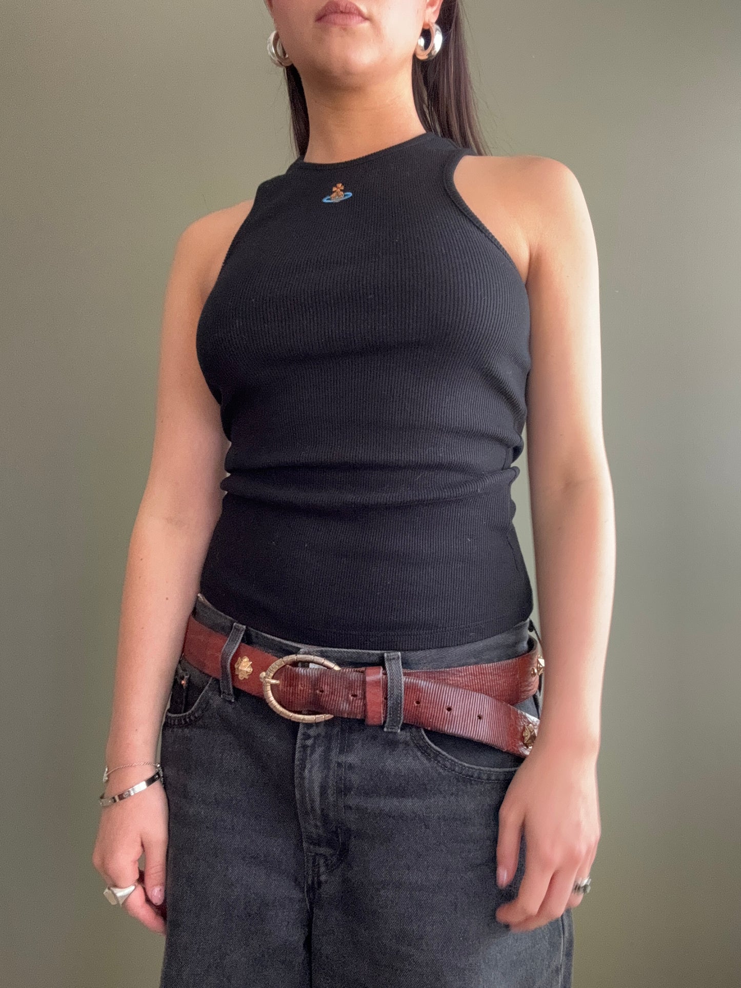 Brown Leather Belt (M)