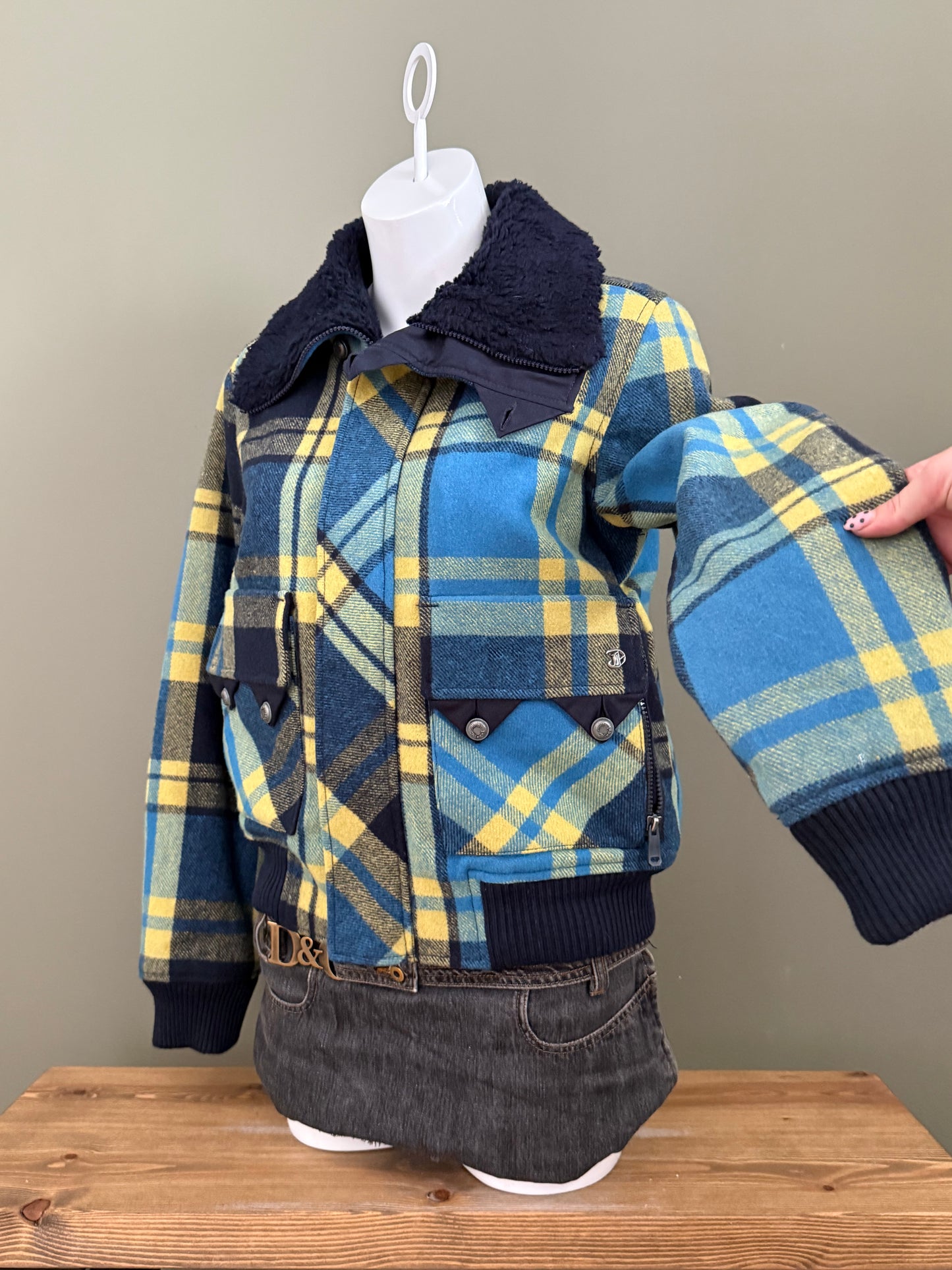 Diesel Tartan Wool Jacket (S)