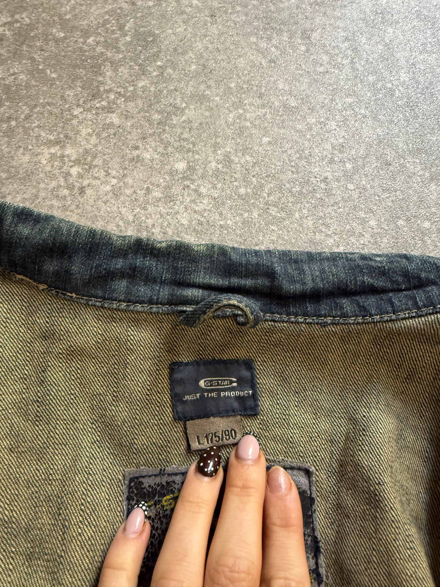 G-Star Denim Biker Jacket (L)