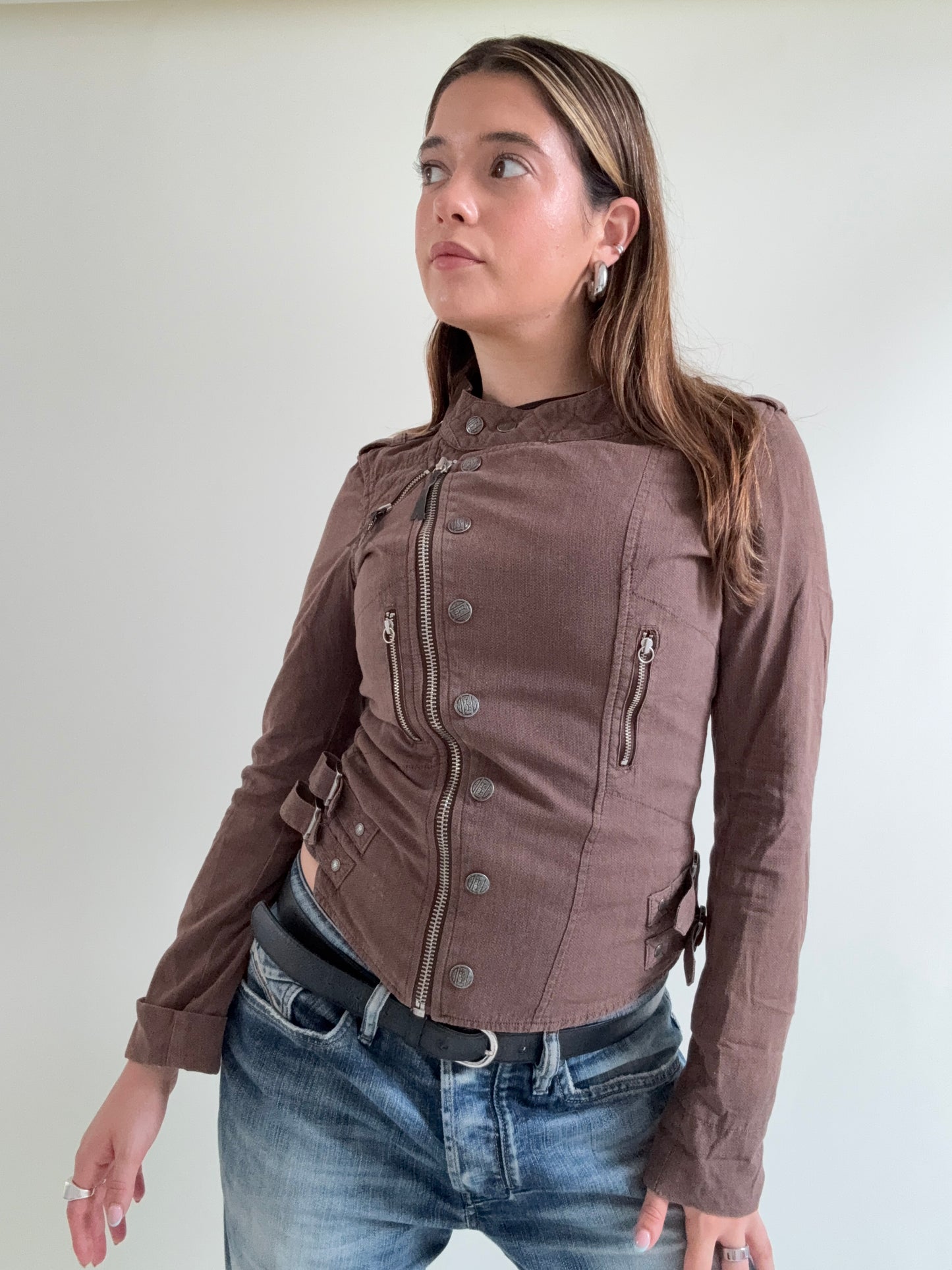 Diesel Asymmetric Buckle Jacket (S)
