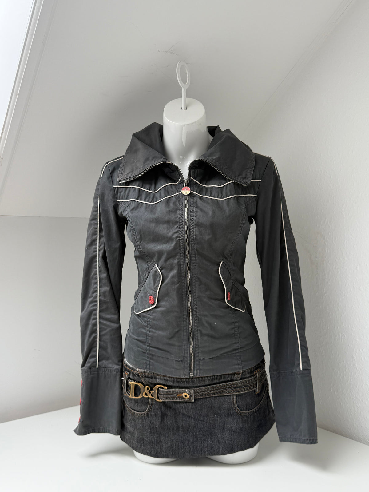 Vintage Diesel Funnel Neck Jacket (S)