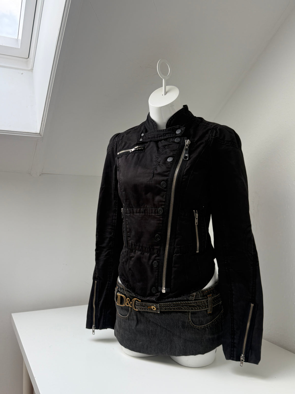 Asymmetric Utility Corset Jacket (UK10)