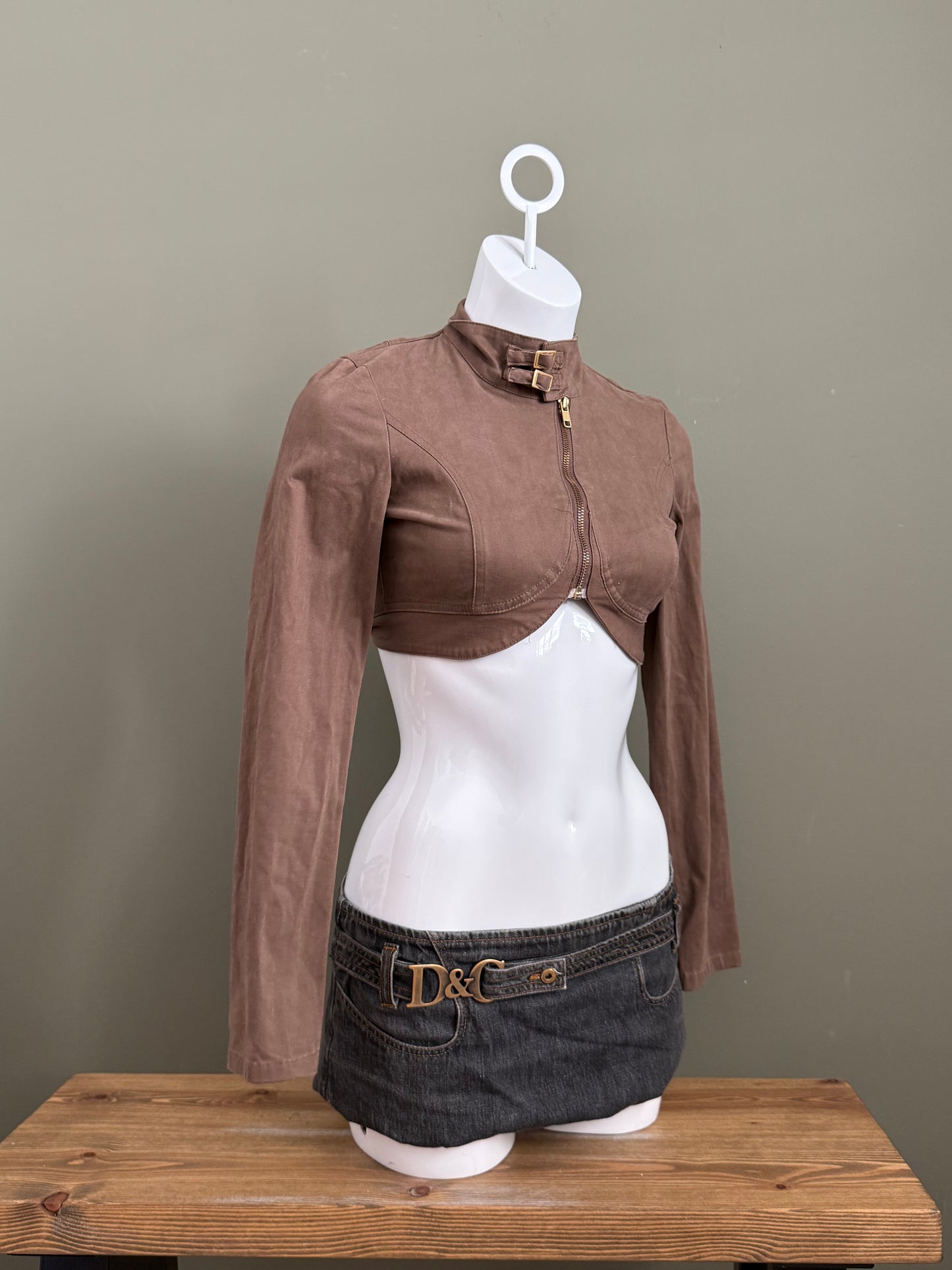 Super Crop Buckle Jacket (XS)