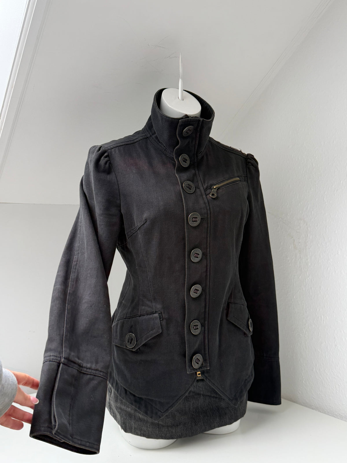 Diesel Funnel Neck Utility Jacket (L)