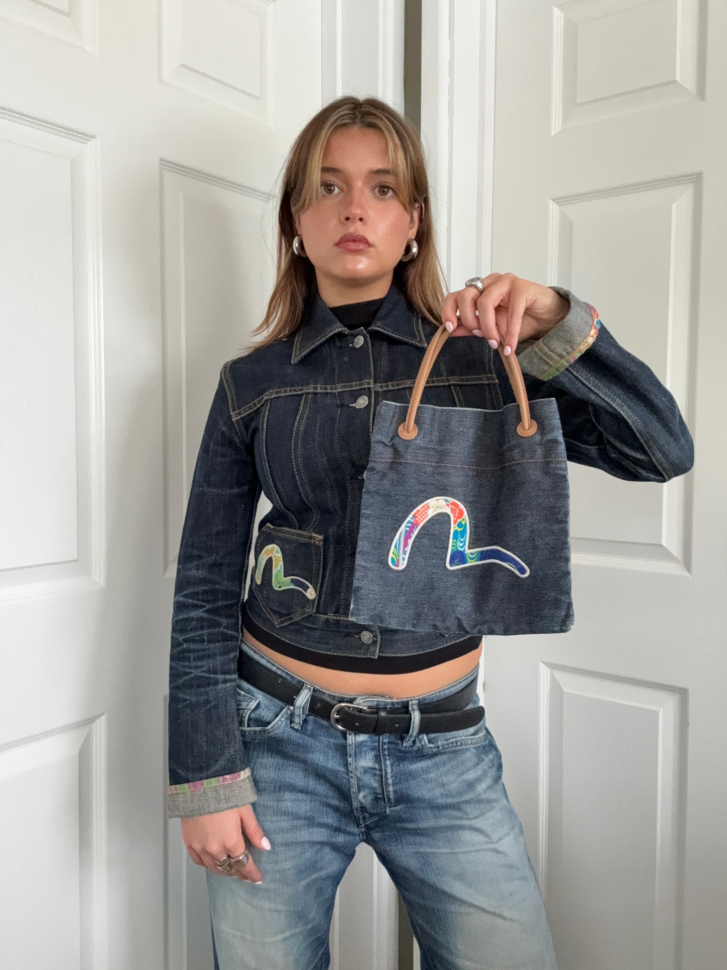 Evisu Denim Mini Bag