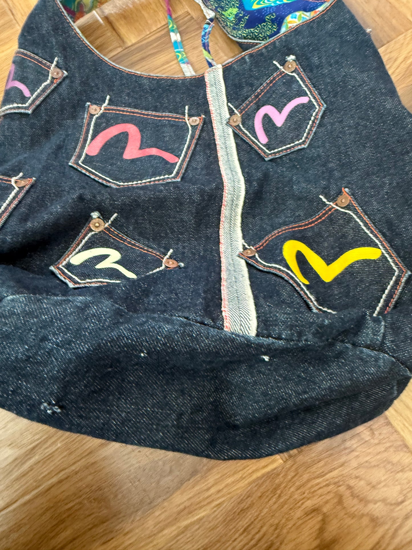 Evisu Pocket Reversible Bag