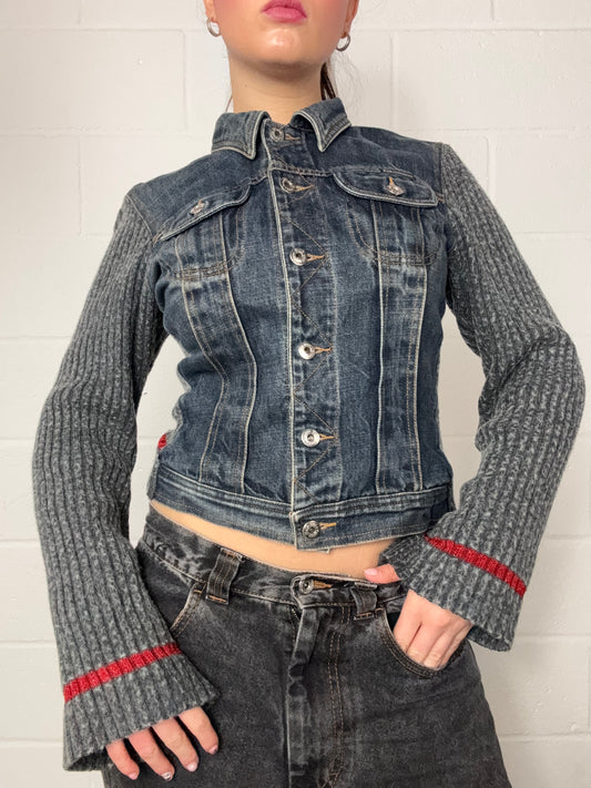 D&G Denim Knit Jacket (XS)