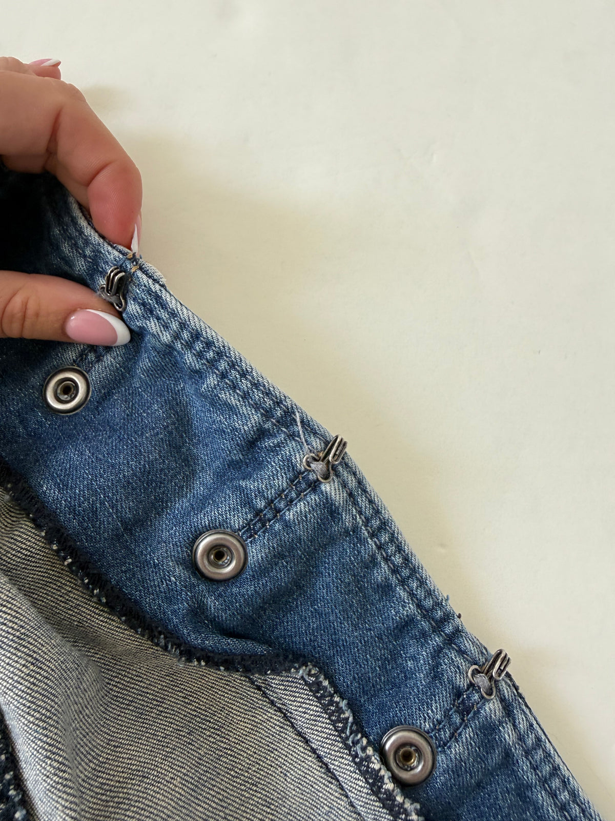 Denim Military Jacket (M)