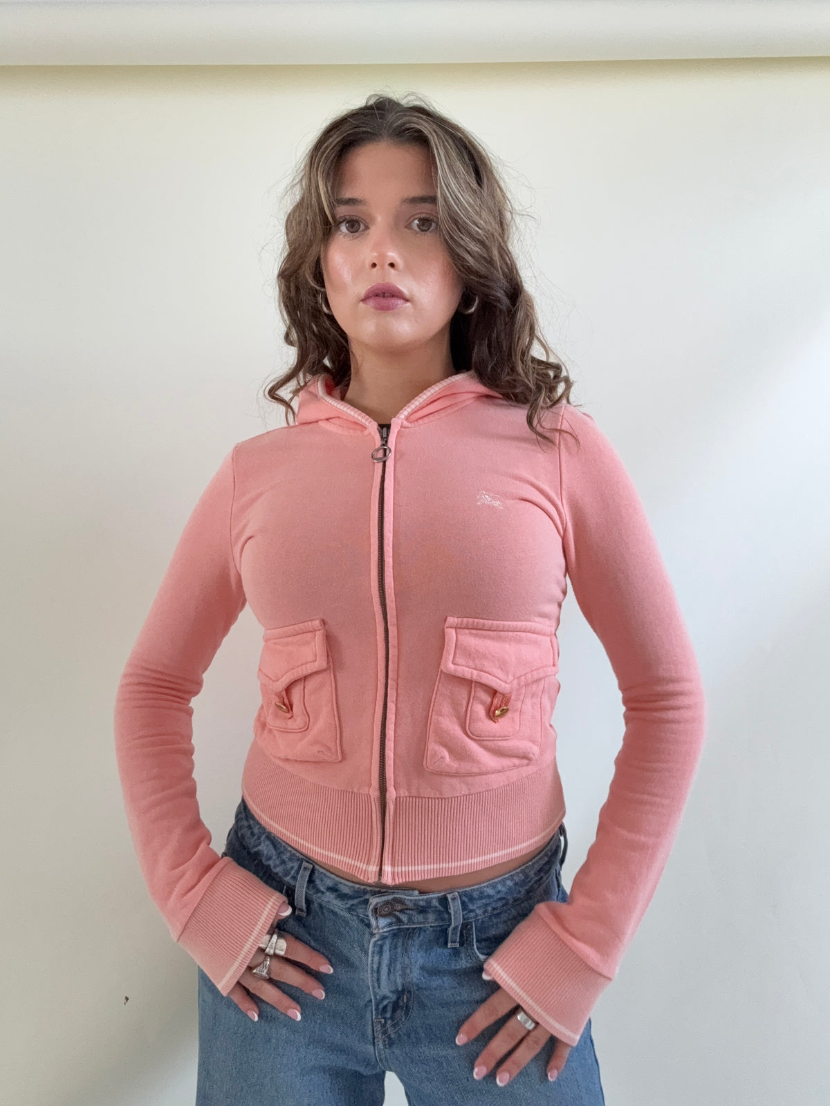 Burberry Zip Hoodie (S)