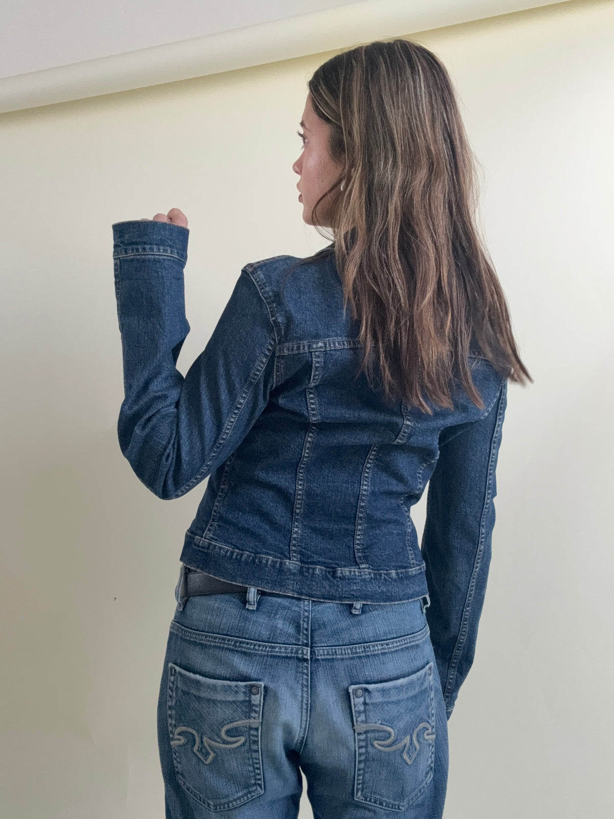 Vintage Dolce & Gabbana Fitted Denim Jacket (M)