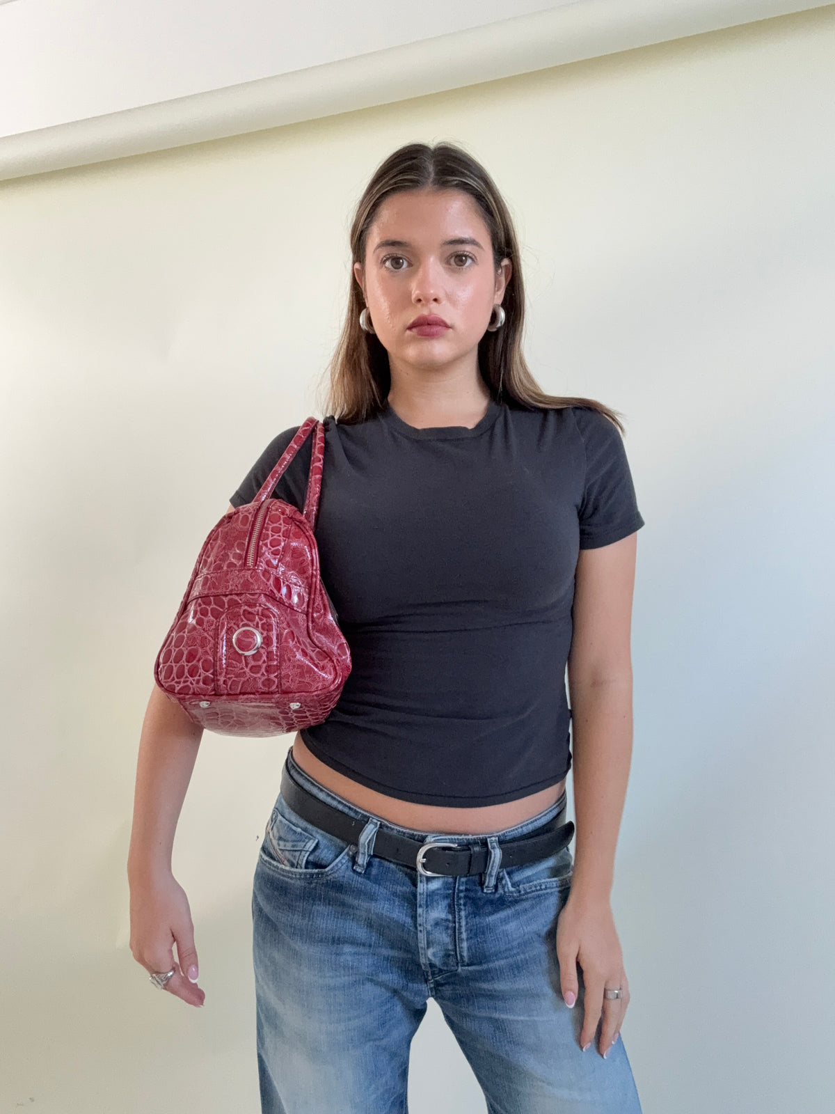 Vintage Guess Bowler Bag