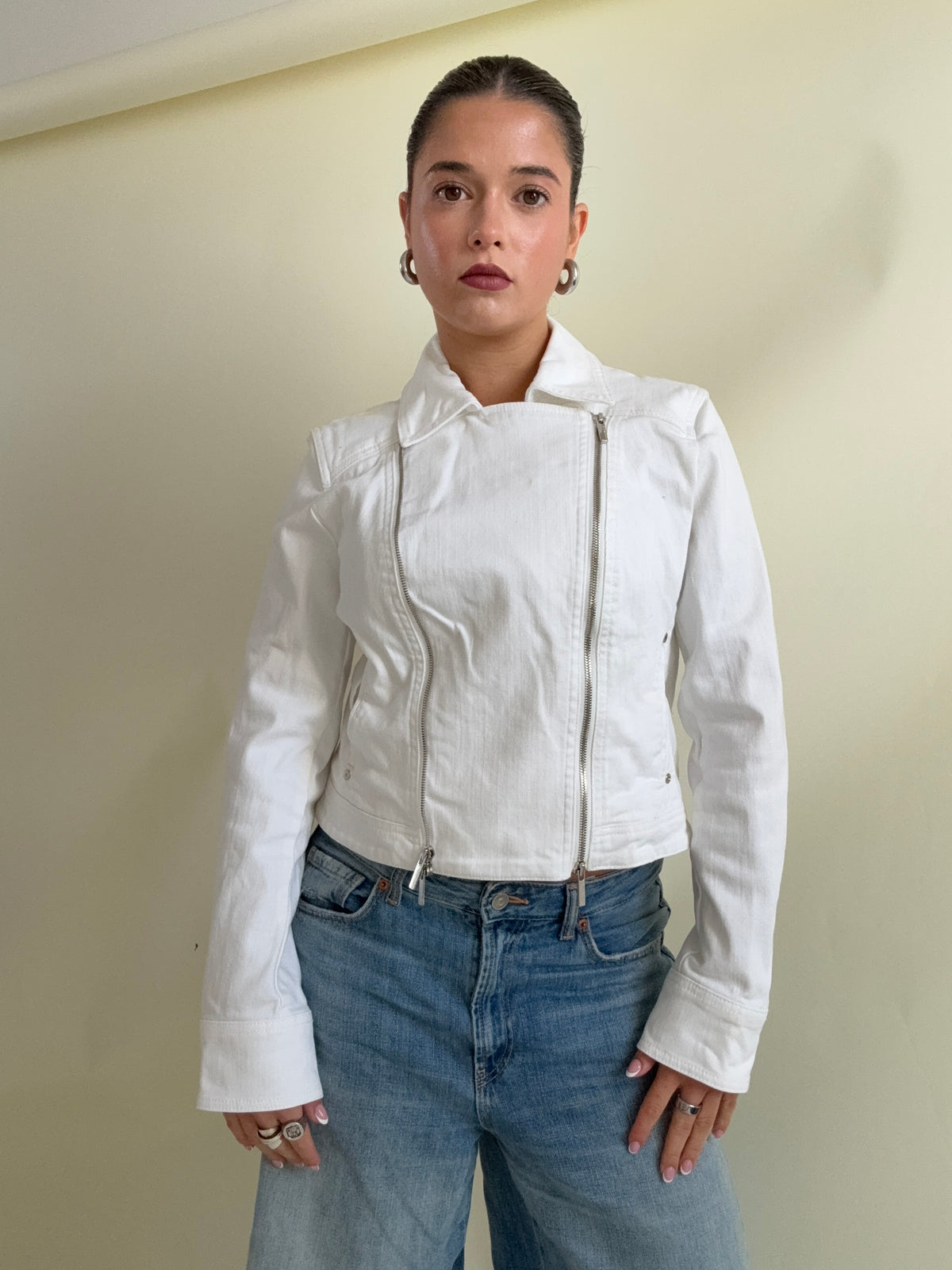 Karen Millen Fitted Biker Jacket (UK14)