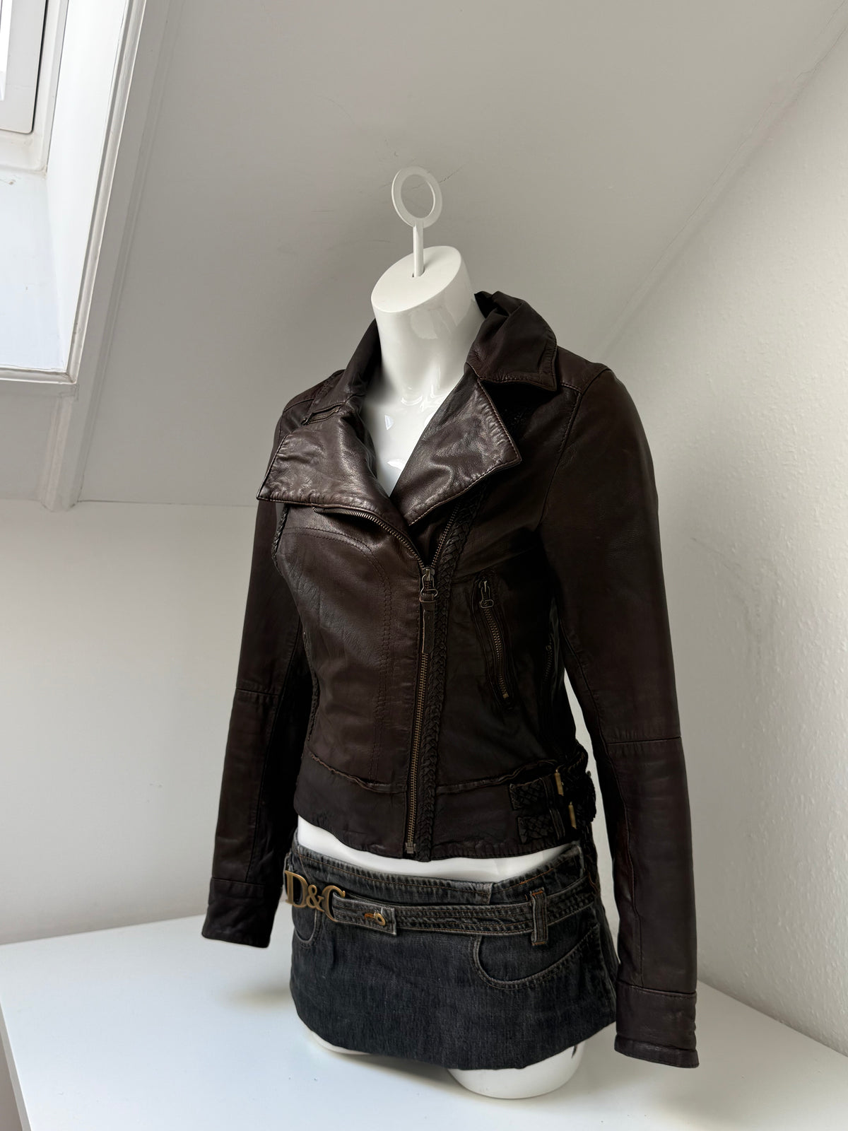 Allsaints Leather Jacket (UK10)