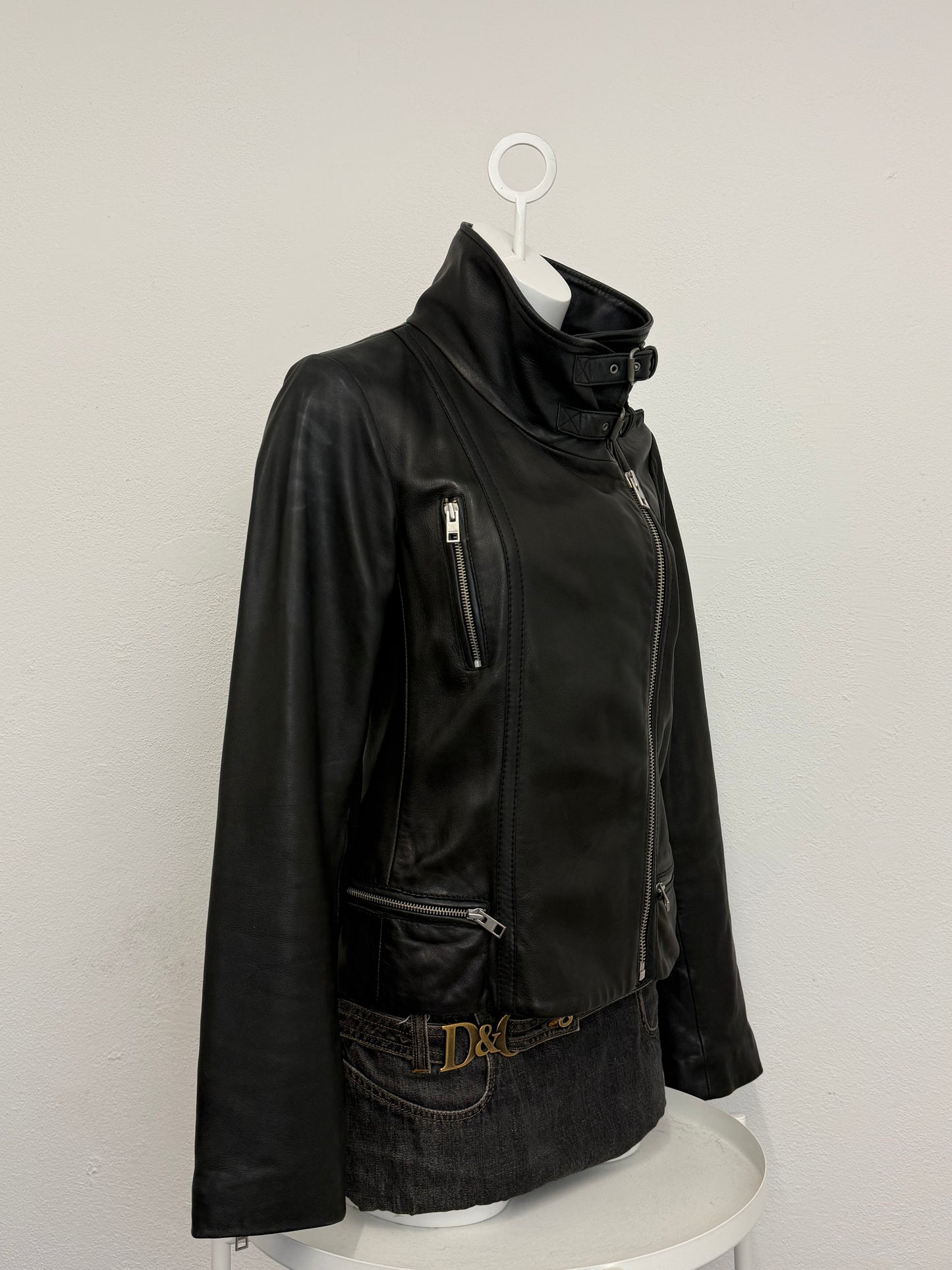 Allsaints Leather Jacket (UK12)