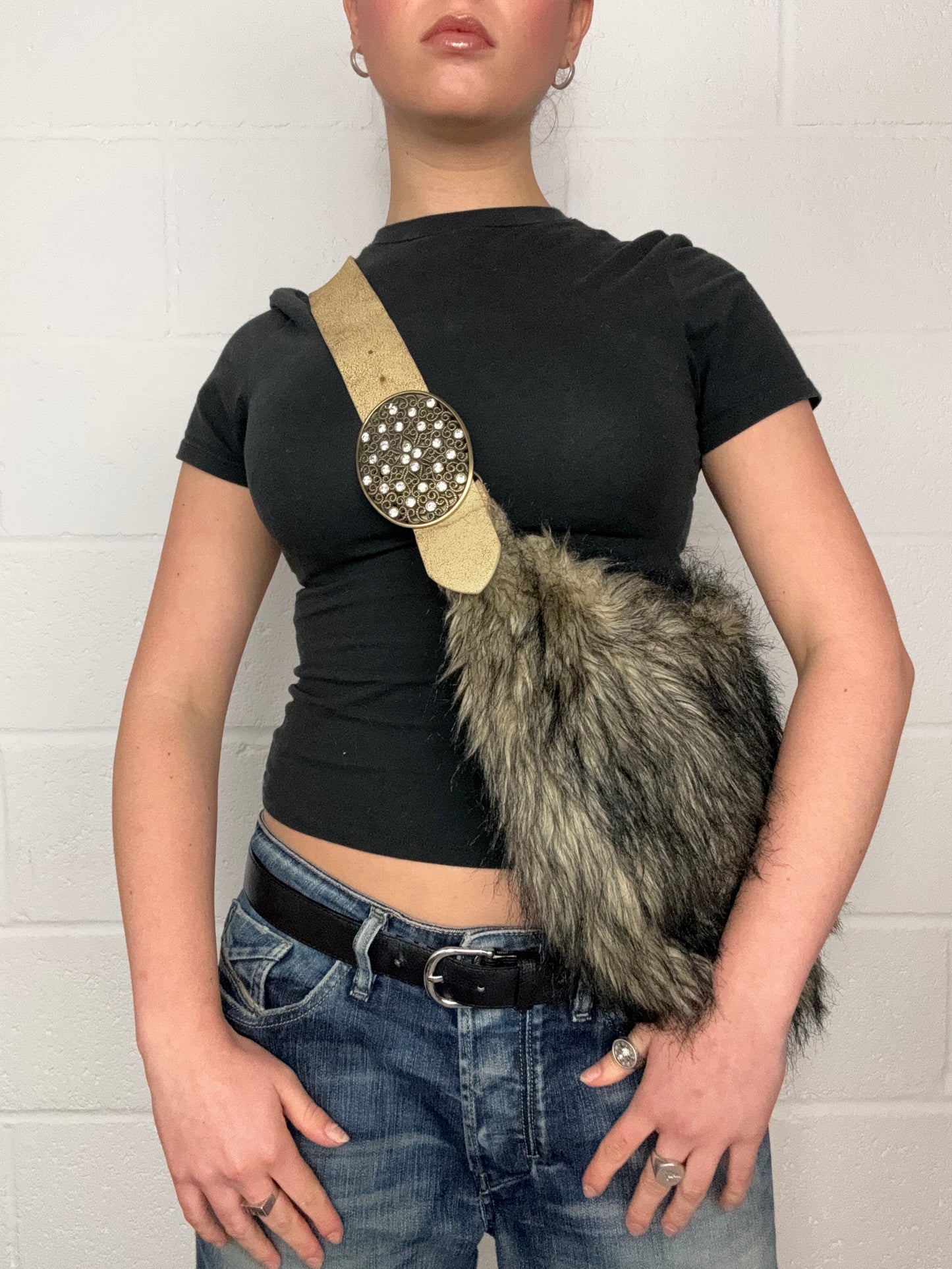 Y2K Faux Fur Bag