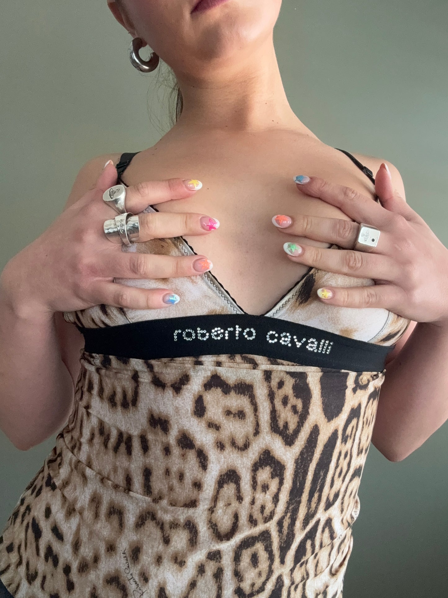 Roberto Cavalli Leopard Cami (S)