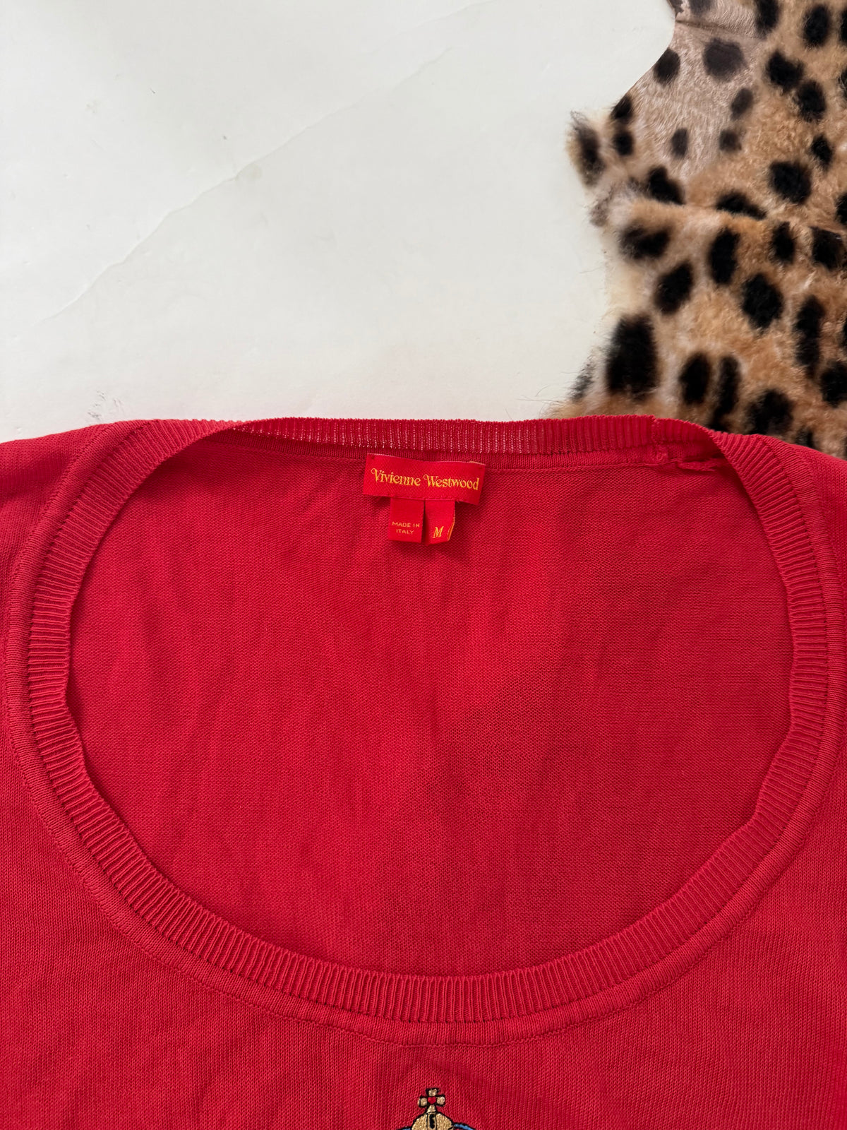 Vivienne Westwood Red Knit Top (M)