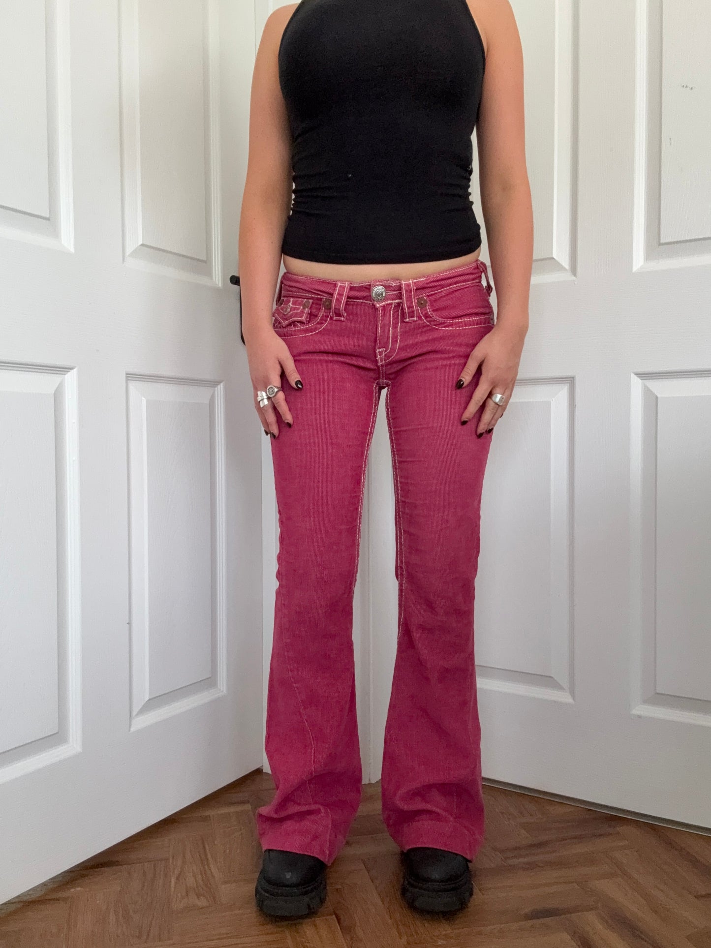 True Religion Pink Corduroy Trouser (27)