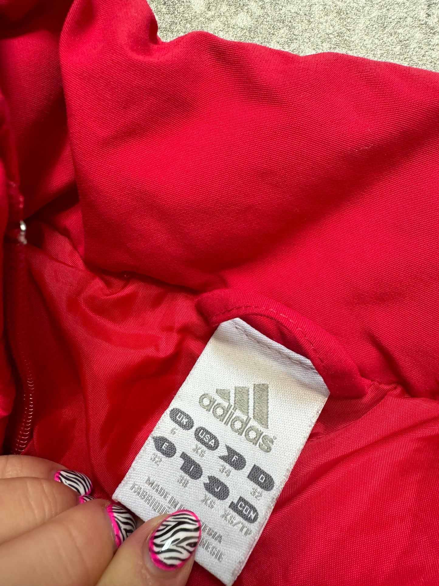 Red Adidas Puffer Jacket