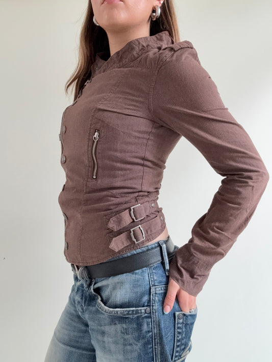 Diesel Asymmetric Buckle Jacket (S)