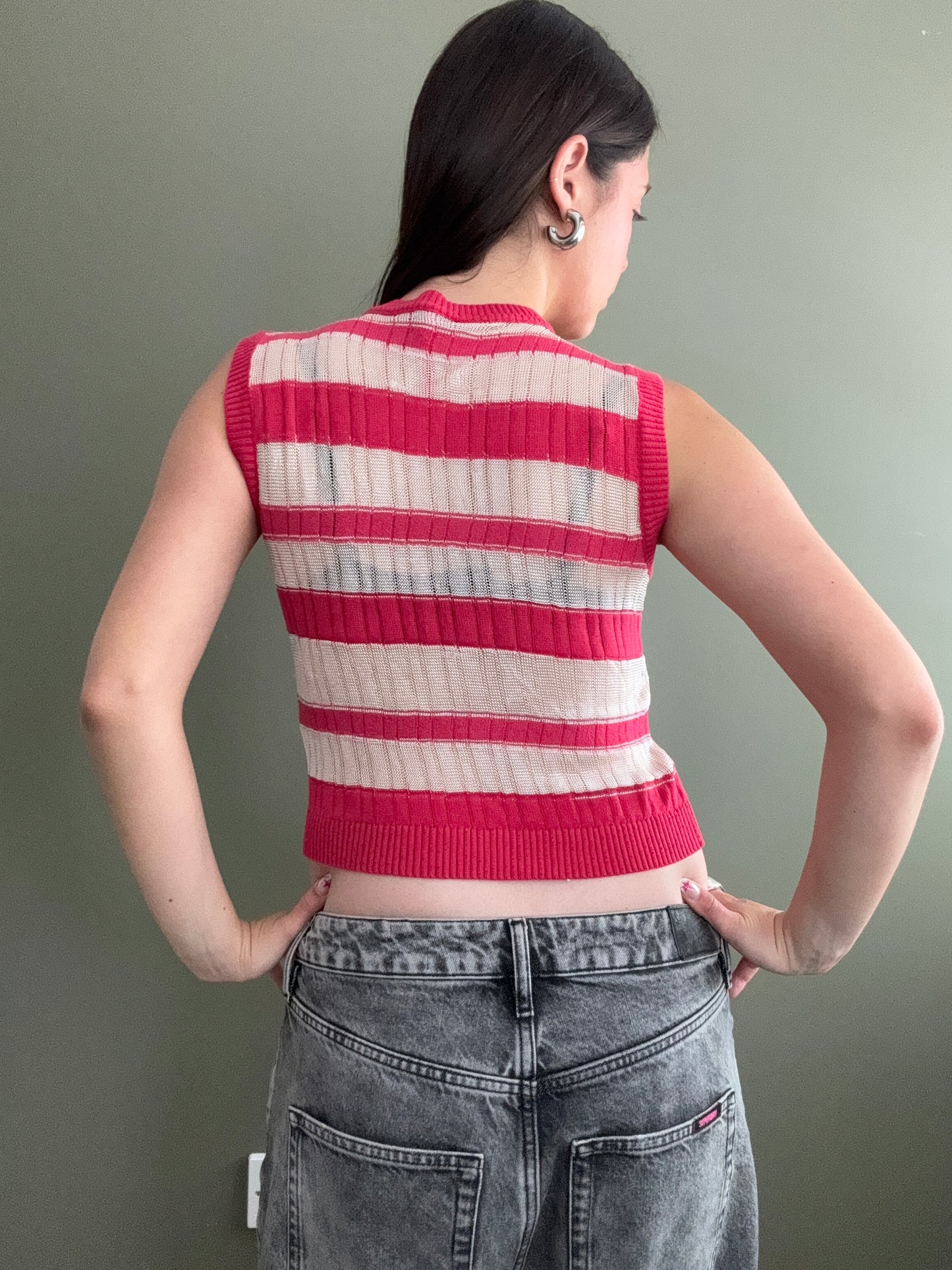 Striped Armani Top (UK12)