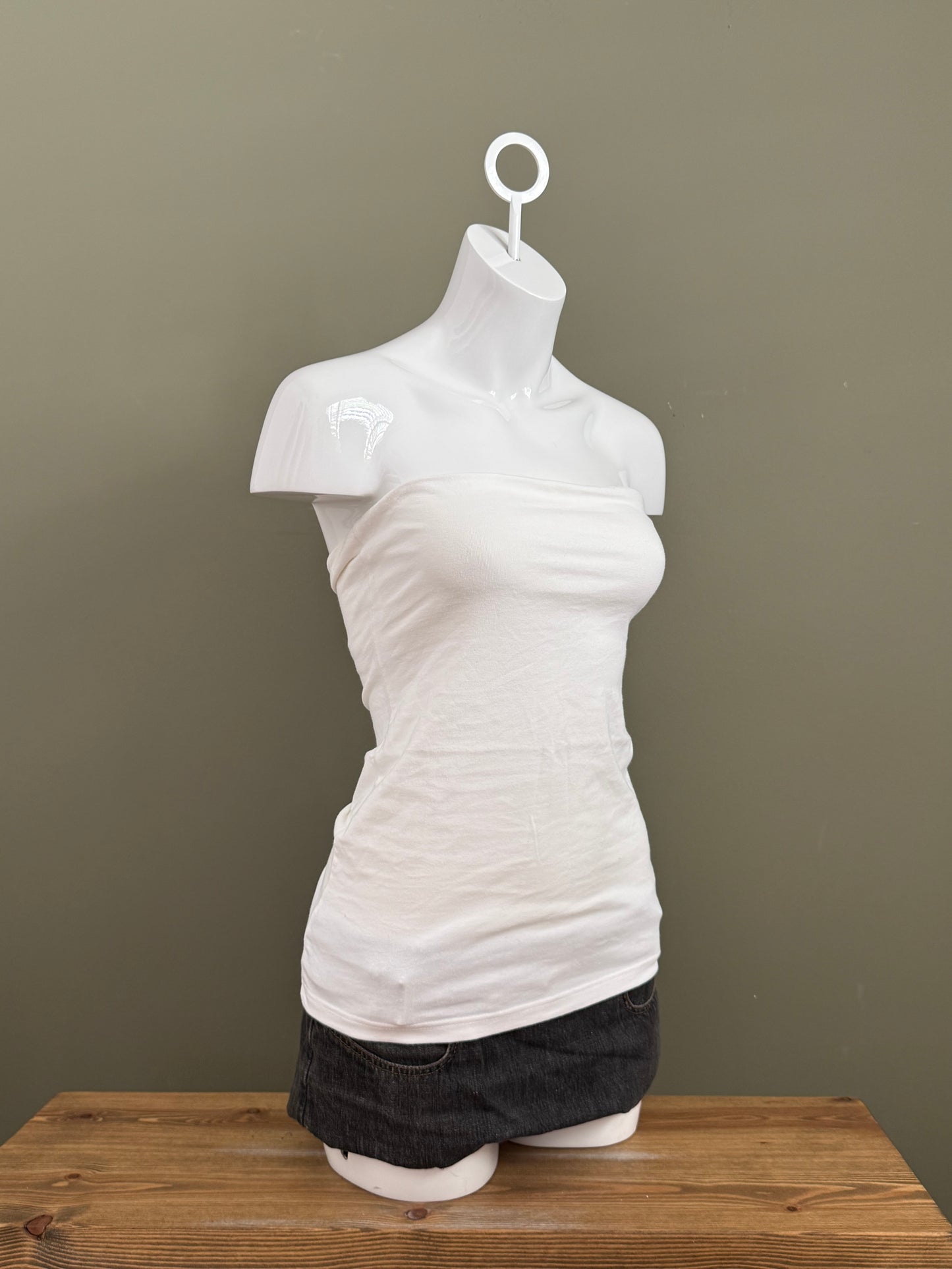 White Bandeau Top (UK10)