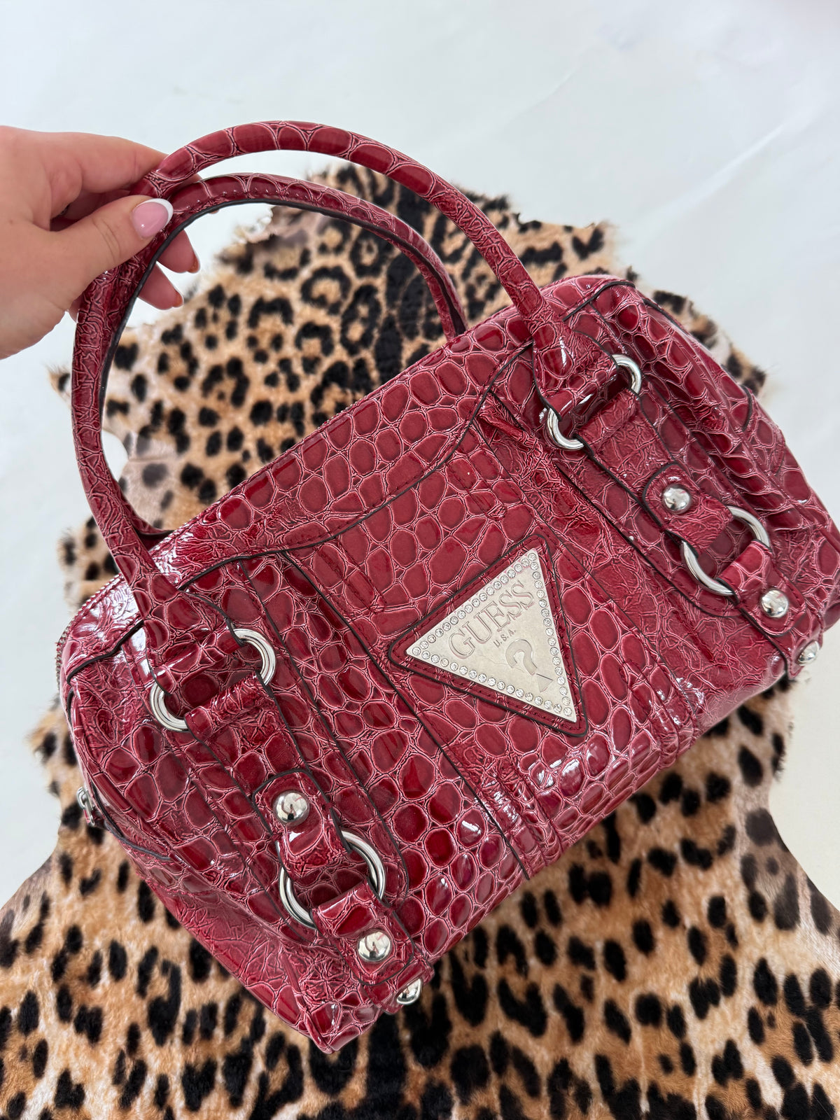 Vintage Guess Bowler Bag
