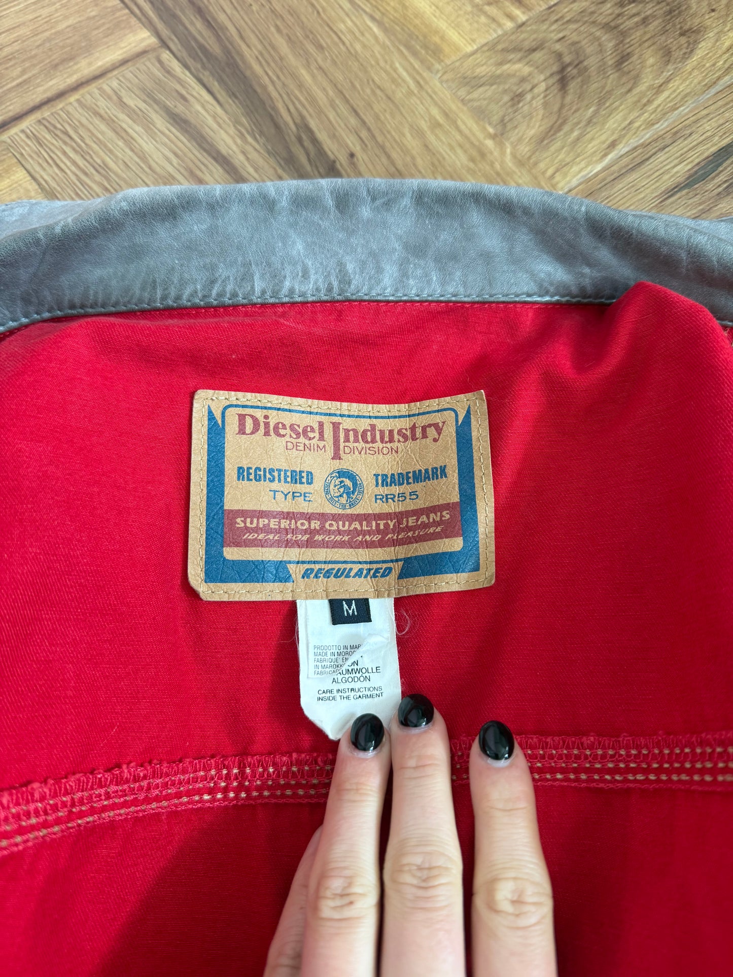 Diesel Red Trucker Jacket (M)