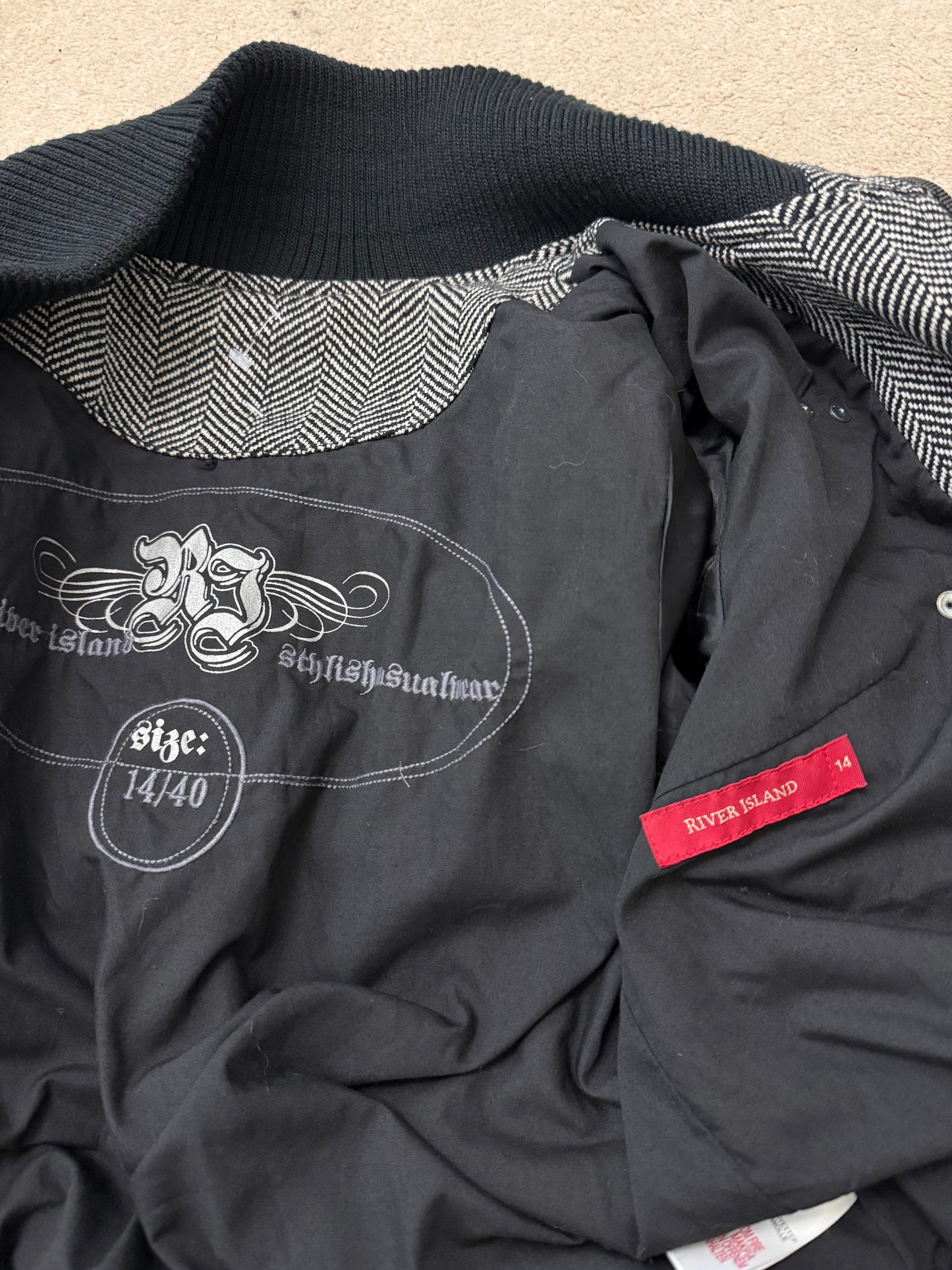 Y2K Bomber Jacket (UK14)