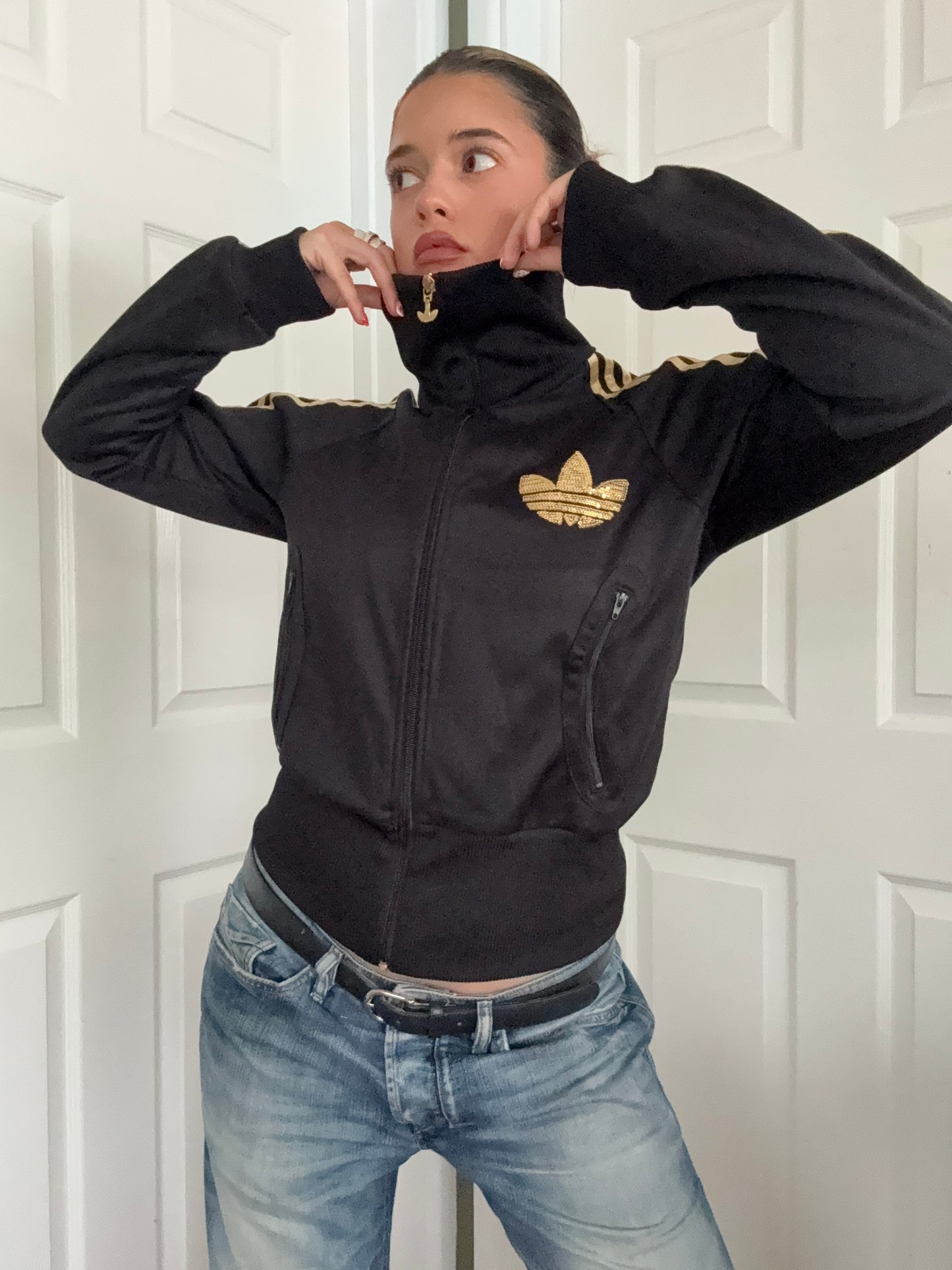 Adidas Zip Track Top (UK12)