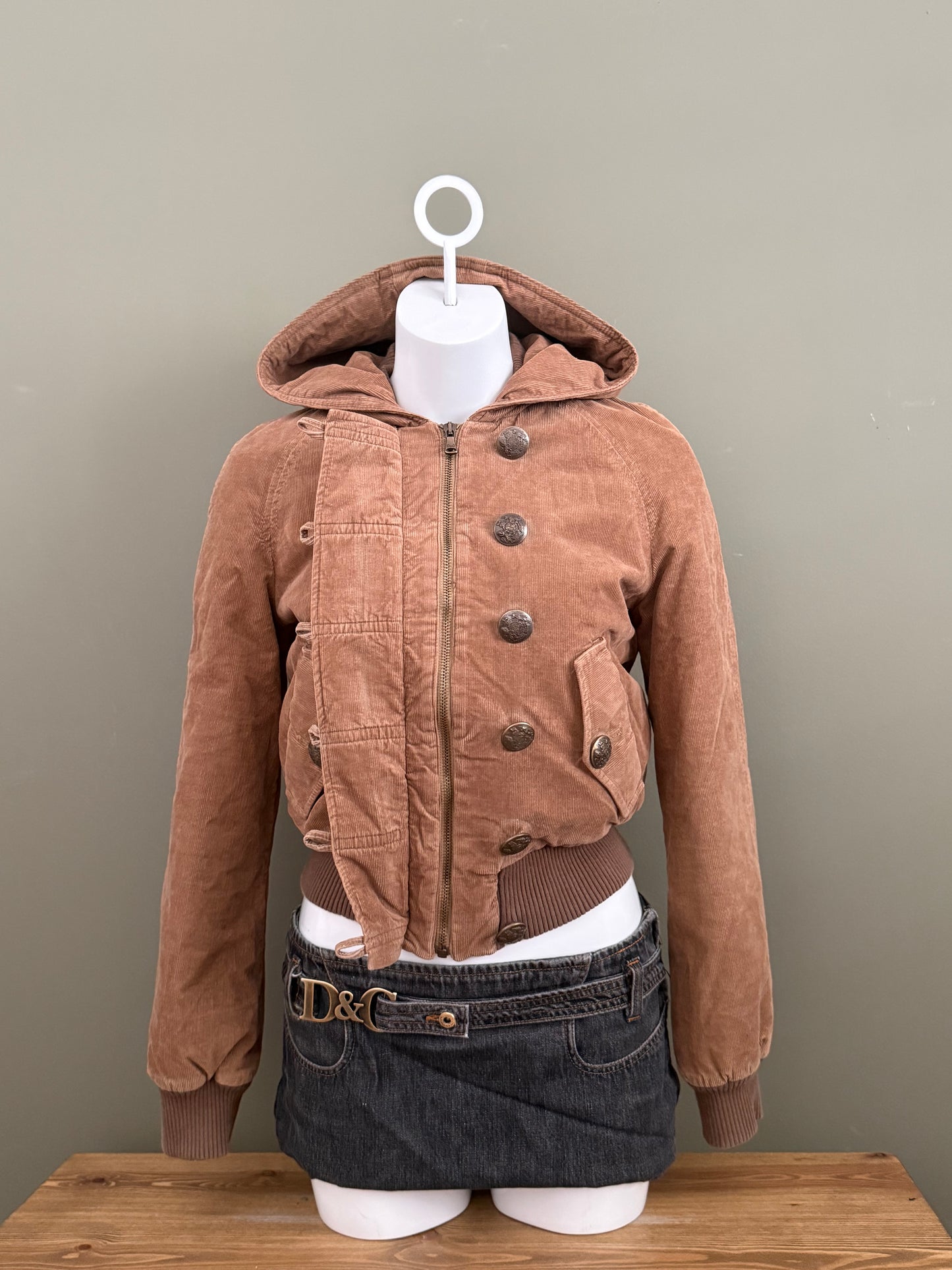 Dolce and Gabbana Corduroy Bomber Jacket (S)