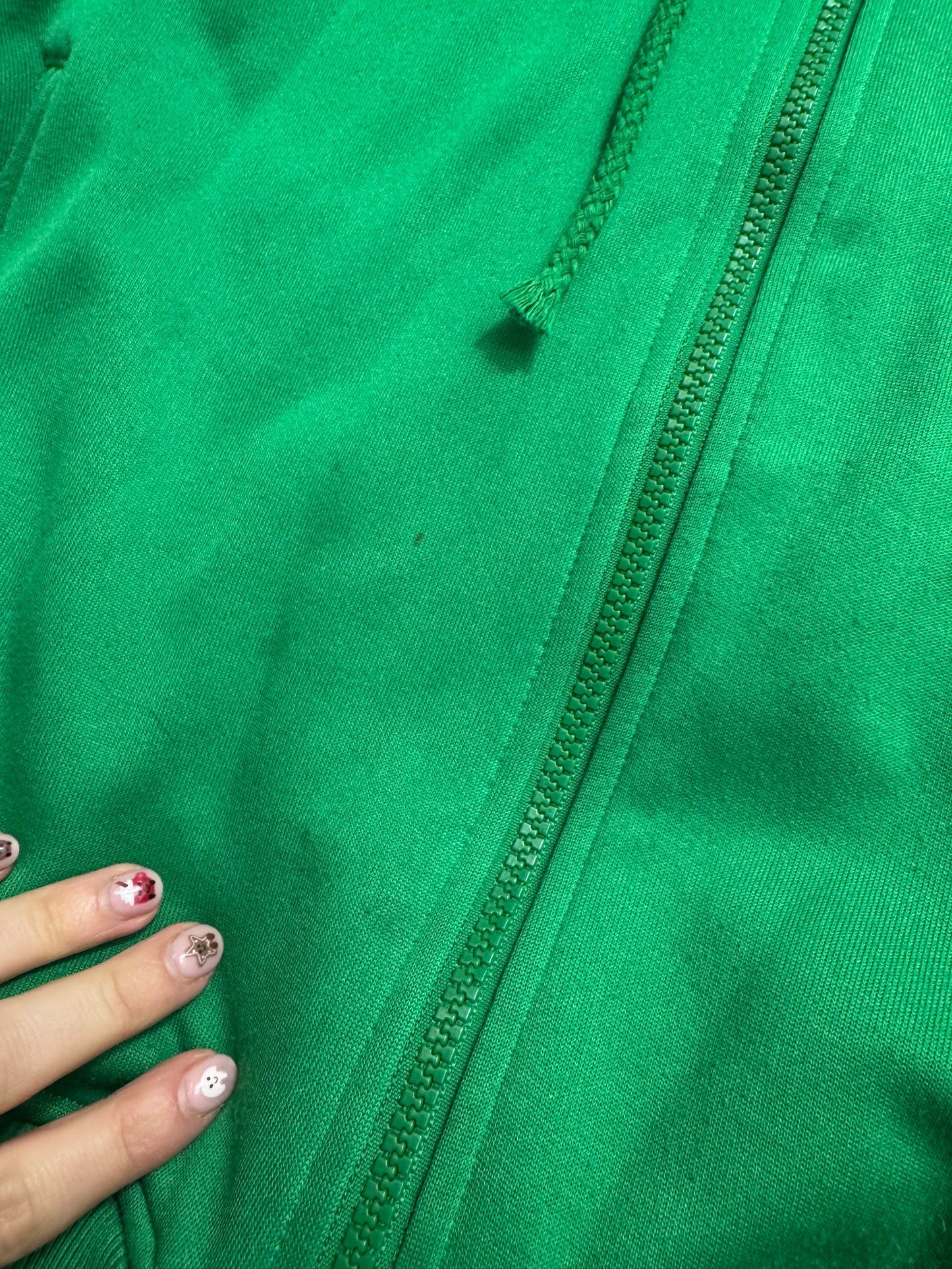 Green Adidas Hoodie (L)