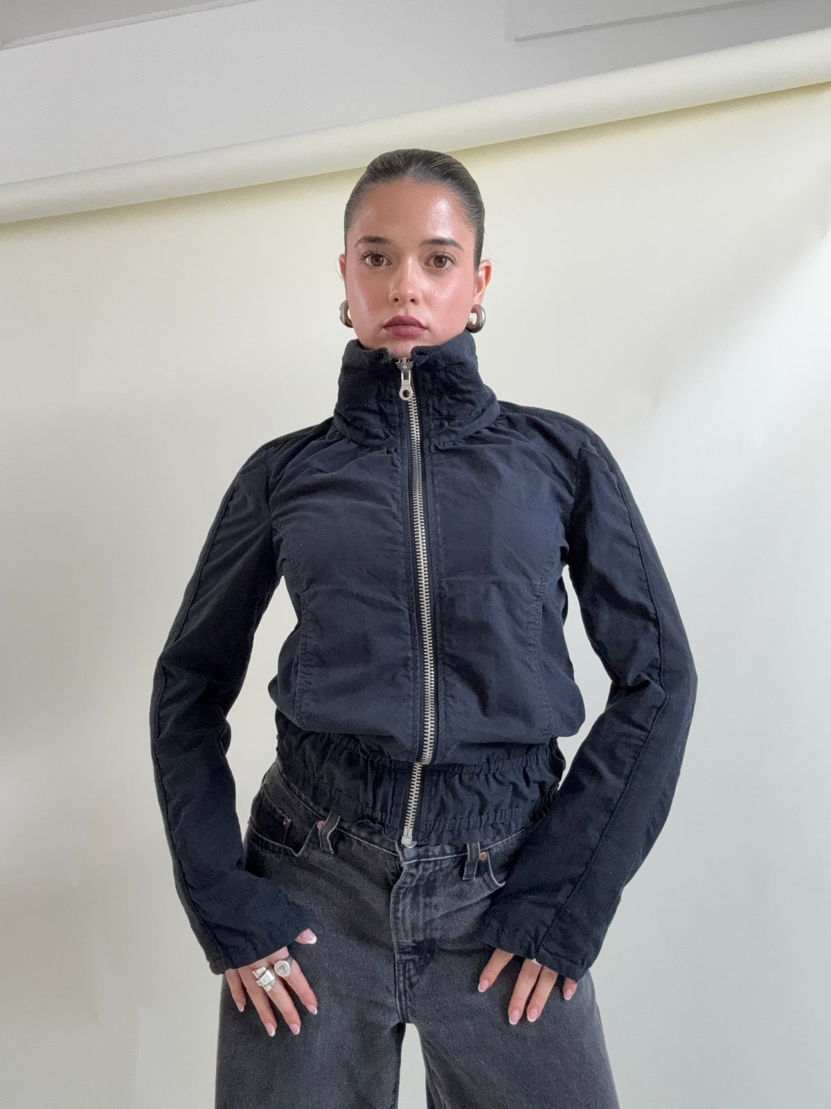 Diesel Funnel Neck Cargo Jacket (S)