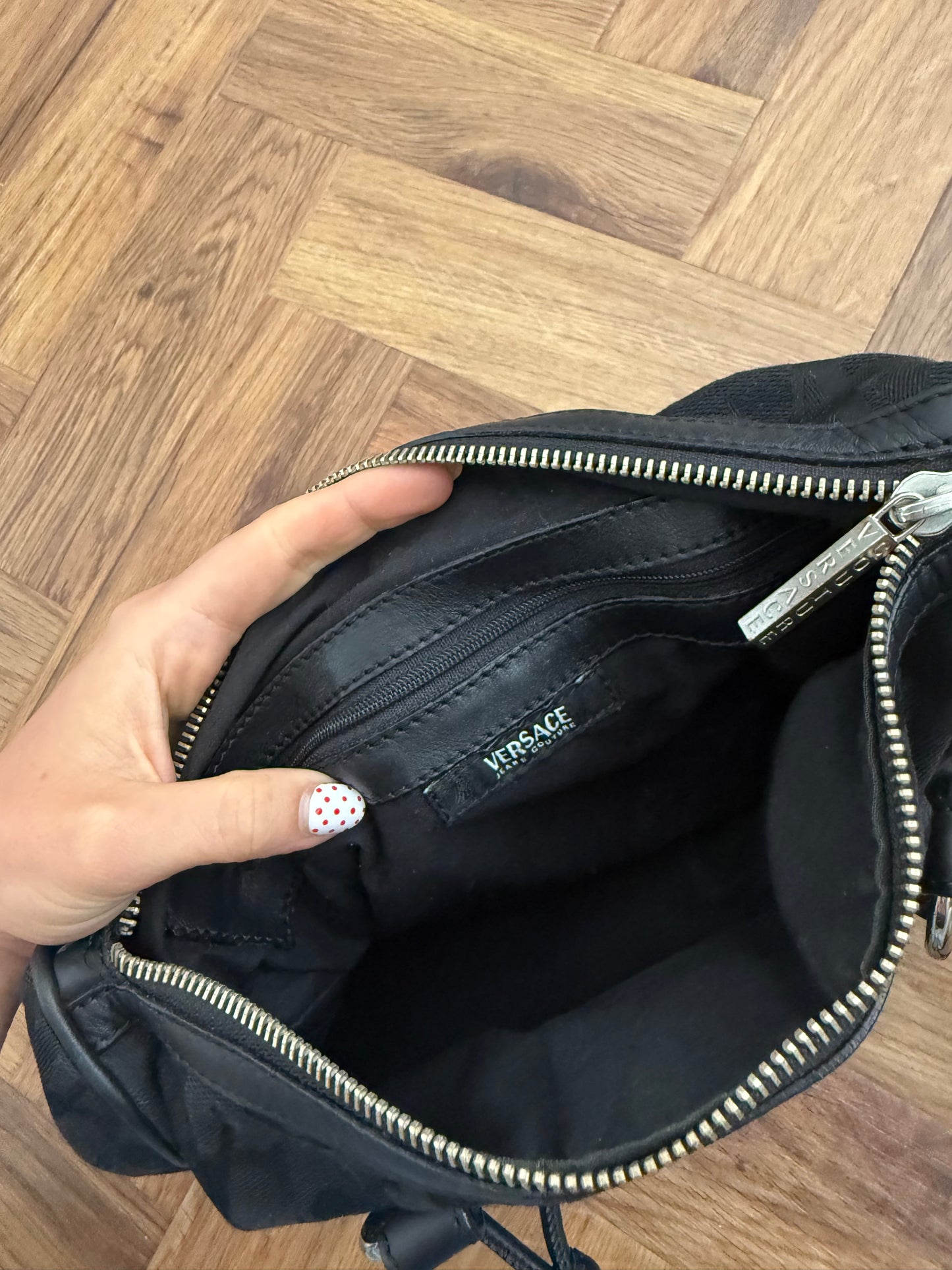 Versace Monogram Shoulder Bag