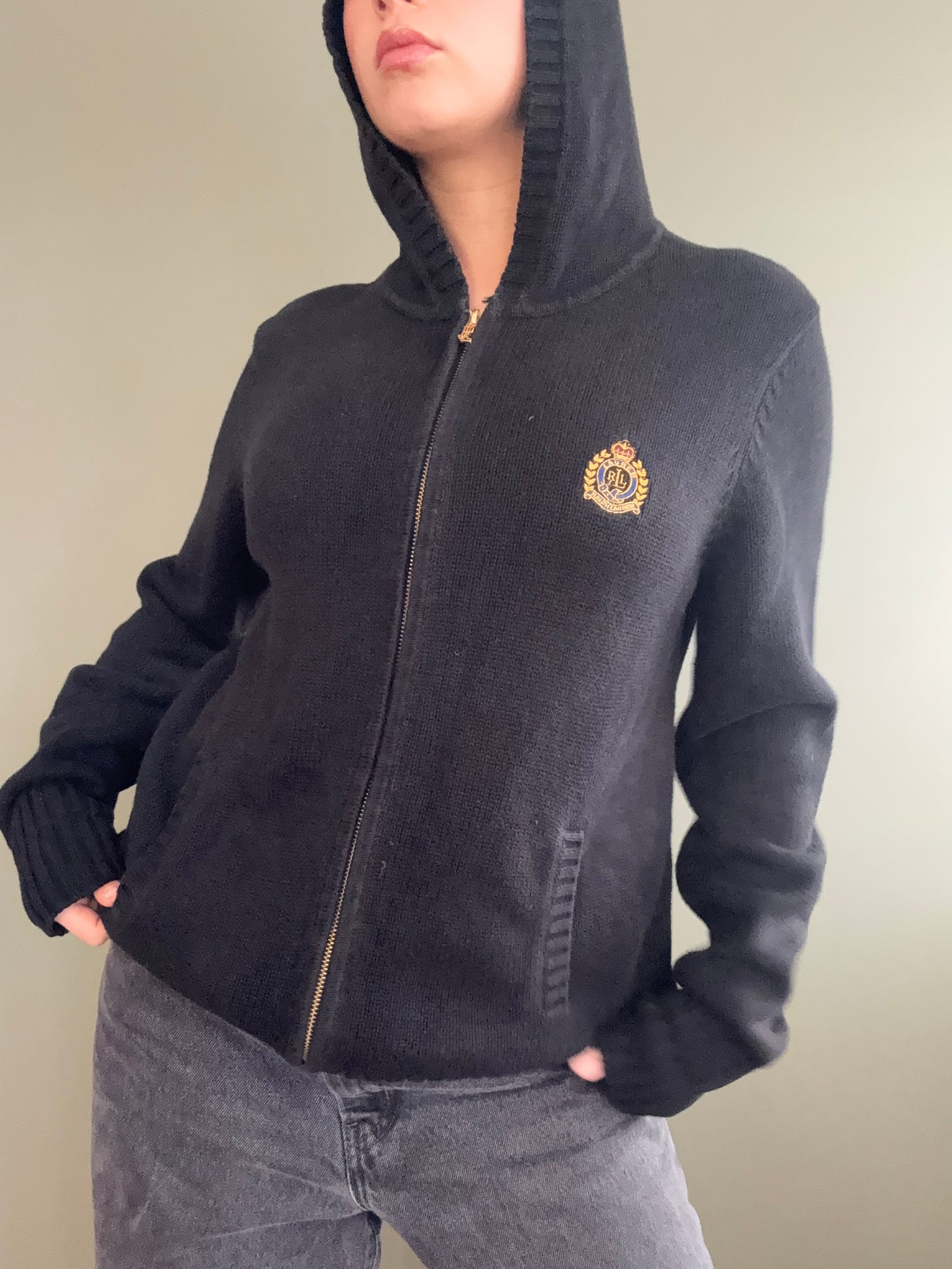 Ralph Lauren Knit Hoodie (M)